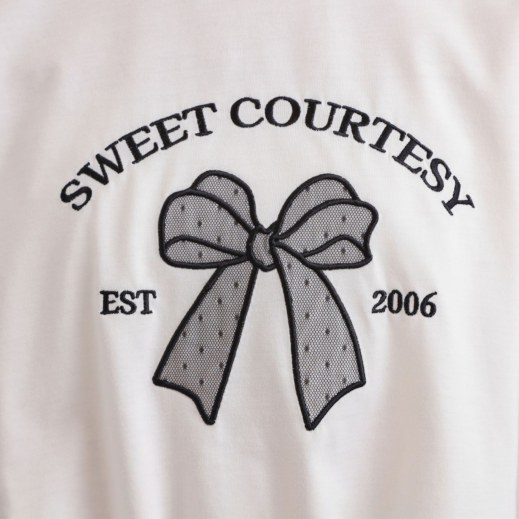 PINK-latte「裾ドロストチュールプルオーバー」|Tシャツ・カットソー|