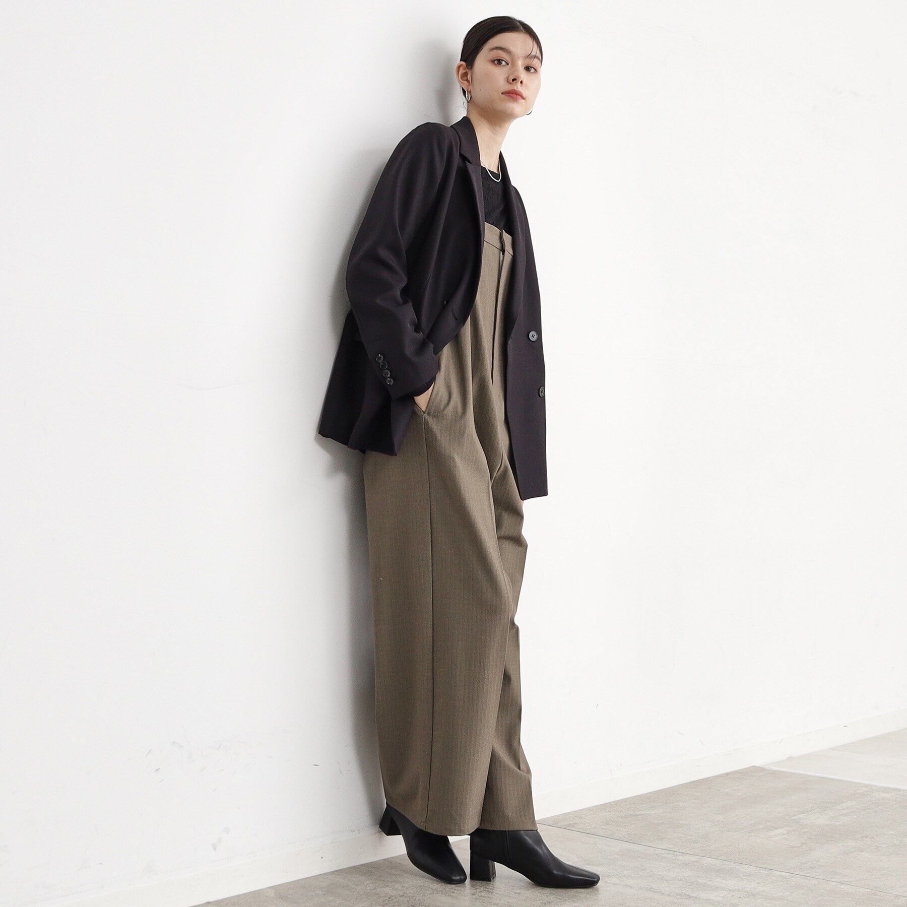 THE SHOP TK「ストライプベアオールインワン」|オールインワン|