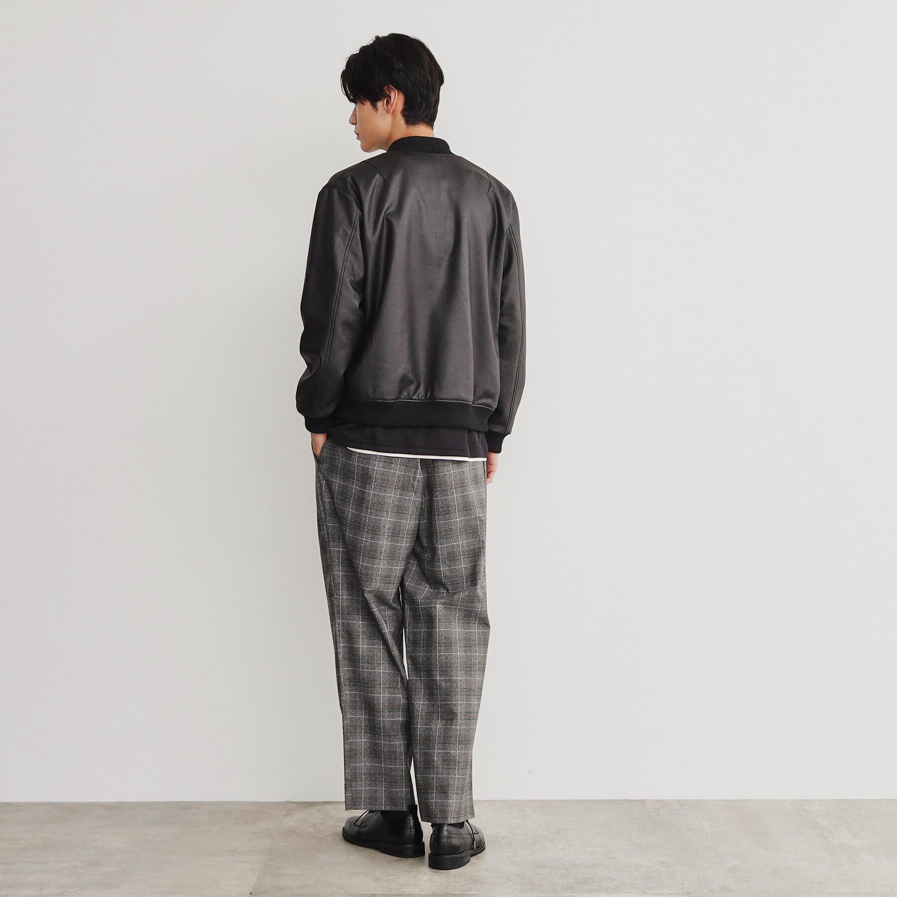 THE SHOP TK「チェックワイドイージーパンツ」|その他|