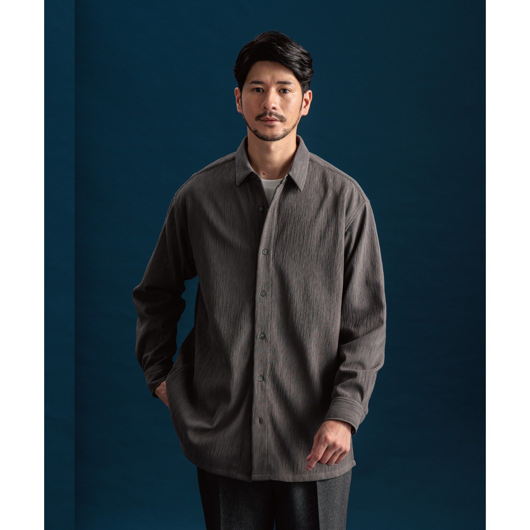 THE SHOP TK「リラックスシルエット楊柳シャツ」|シャツ・ブラウス|