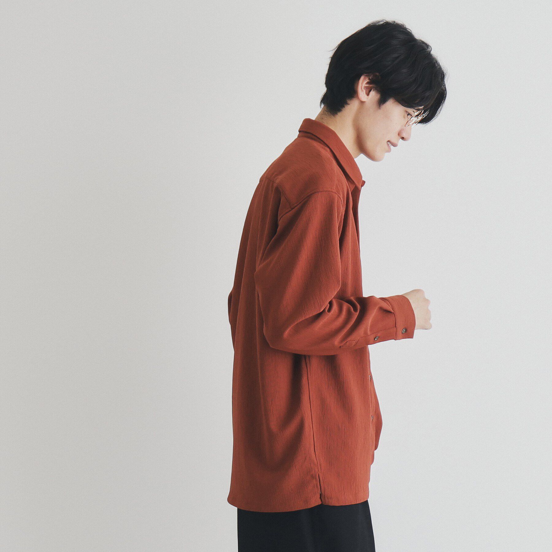 THE SHOP TK「リラックスシルエット楊柳シャツ」|シャツ・ブラウス|