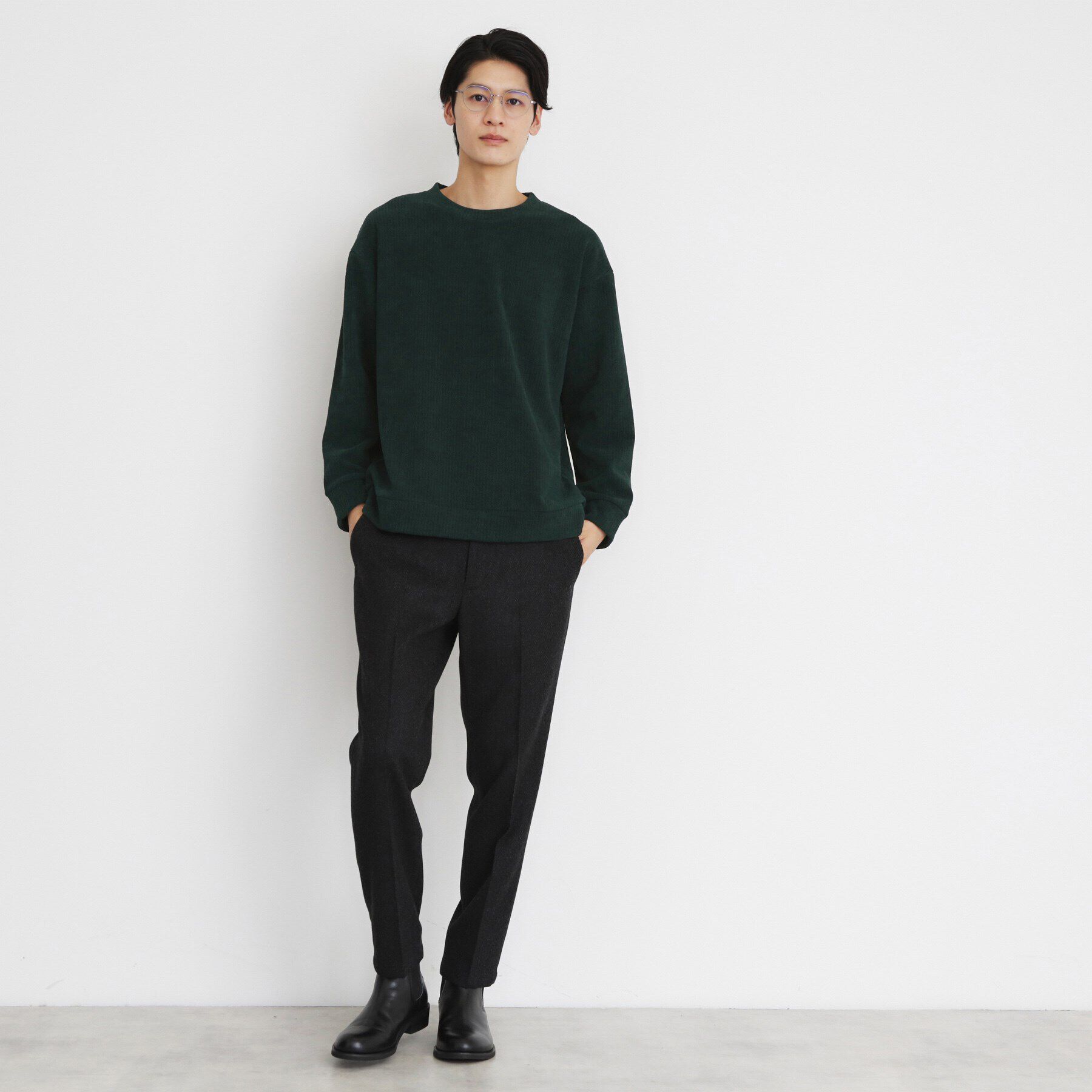 THE SHOP TK「ジャカードモールボアプルオーバー」|Tシャツ・カットソー|