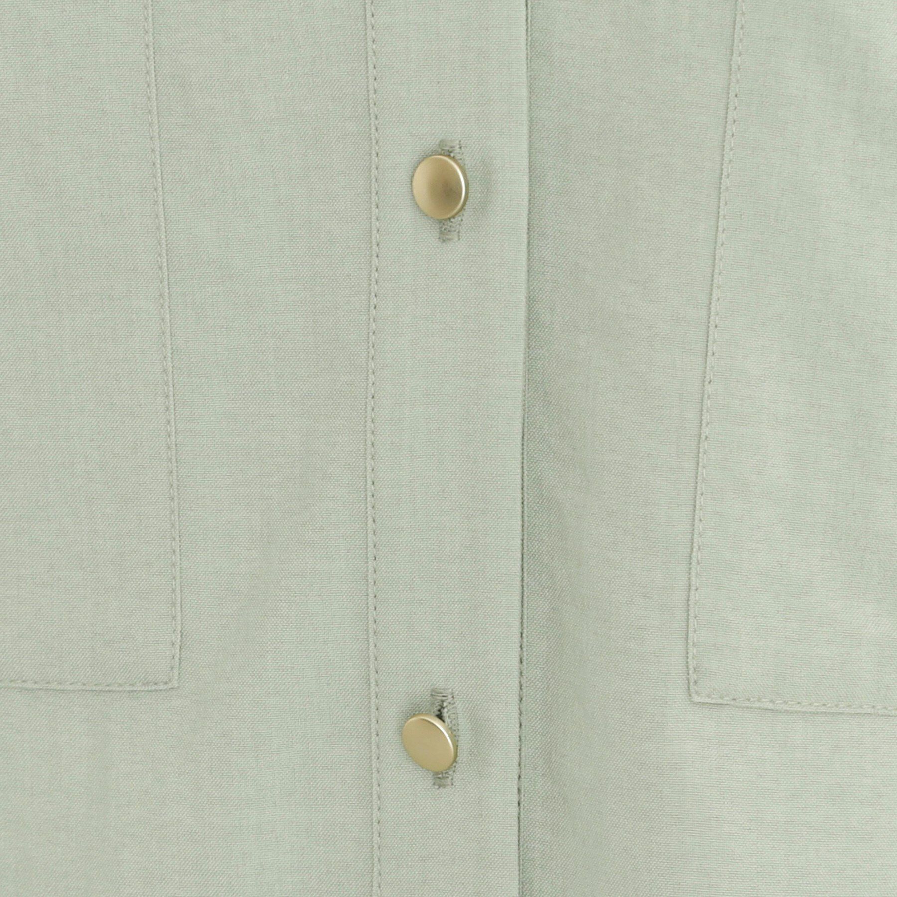 THE SHOP TK「【秋色入荷/インしなくても決まる】ダブルポケット5分袖シャツ/体型カバー／洗濯機OK」|シャツ・ブラウス|