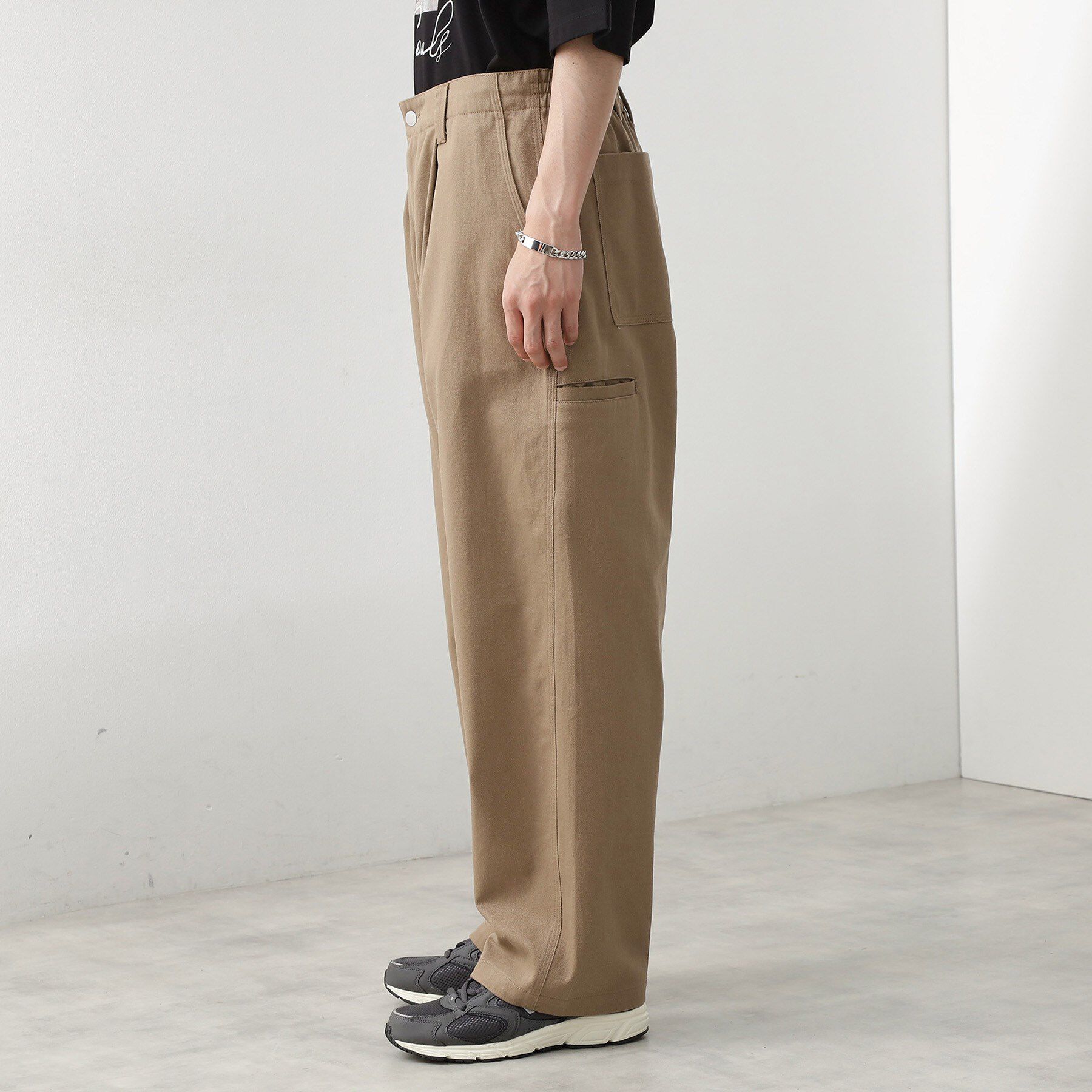 THE SHOP TK「ツイルチノワイドパンツ」|その他|