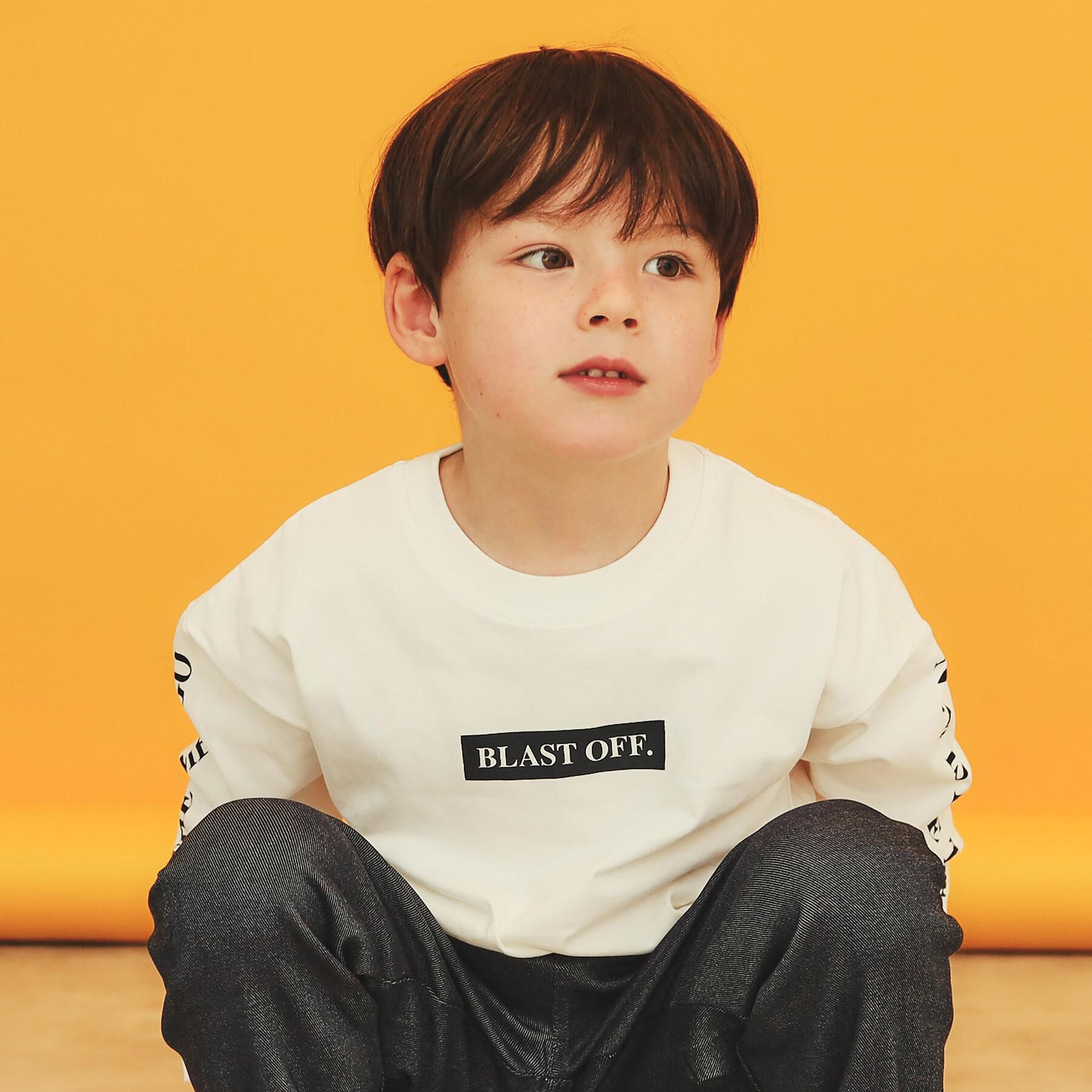 THE SHOP TK「【110－160／6色展開】コットン長袖Ｔシャツ/洗濯機OK」|Tシャツ・カットソー|