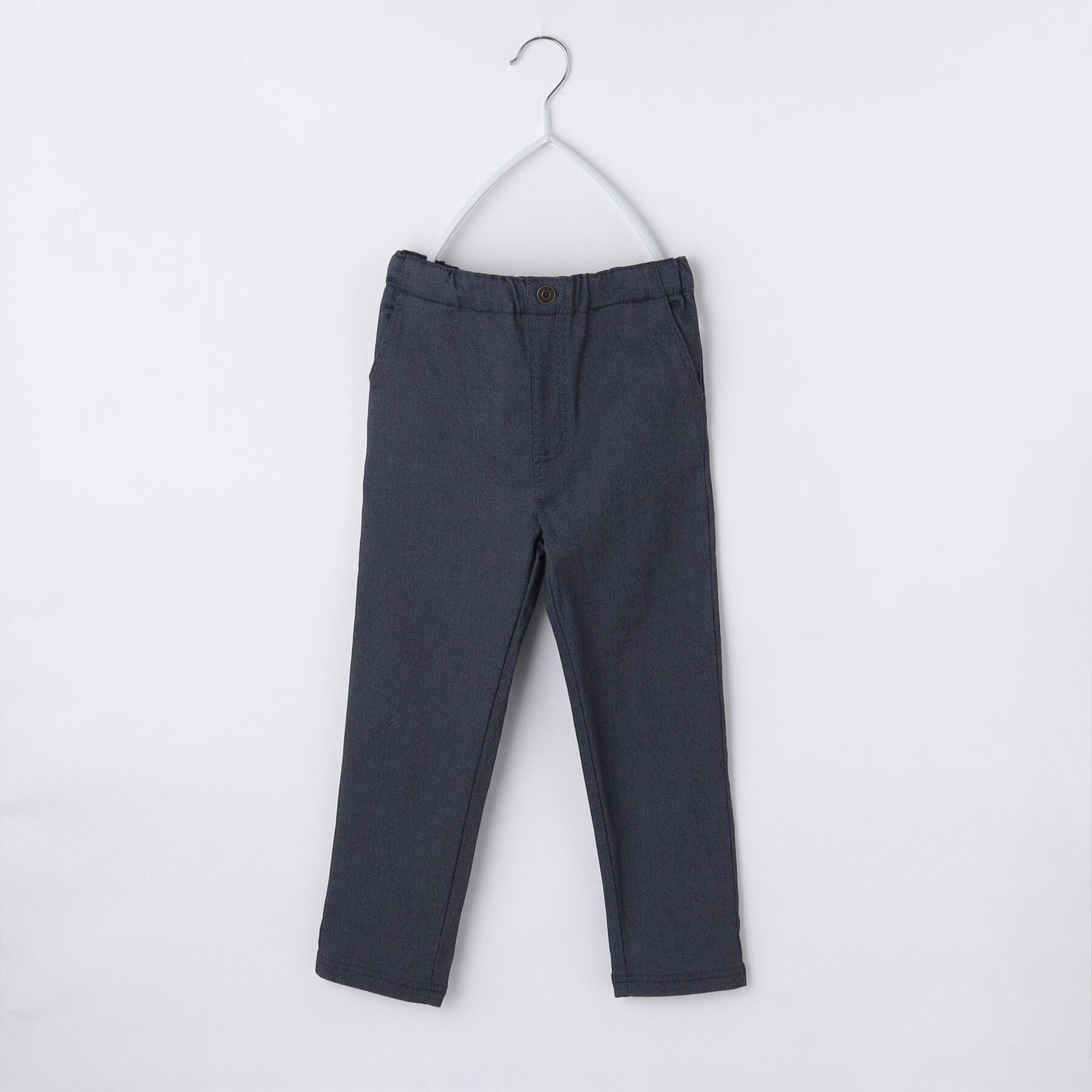 THE SHOP TK「【110－160/裏起毛】あったかのびーるストレートパンツ/洗濯機OK」|その他|