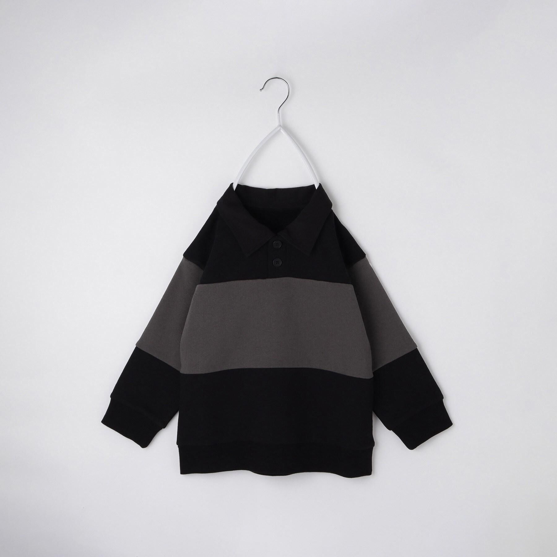 THE SHOP TK「【110-160】バイカラーラガー裏毛プルオーバー」|Tシャツ・カットソー|