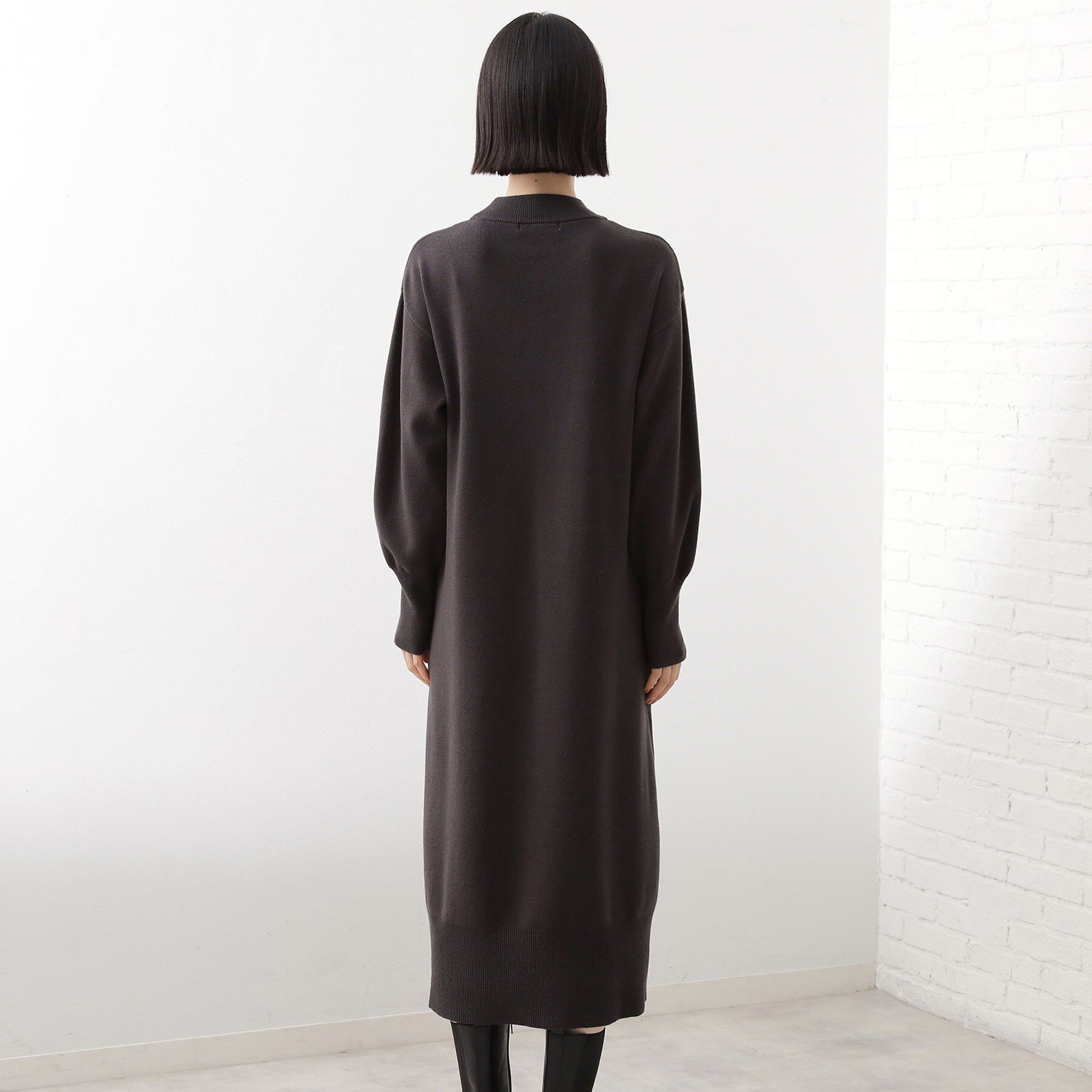 THE SHOP TK「優秀ふわふわベスト＆ニットワンピース【毛玉になりにくい/静電気防止/洗える】」|ワンピース|