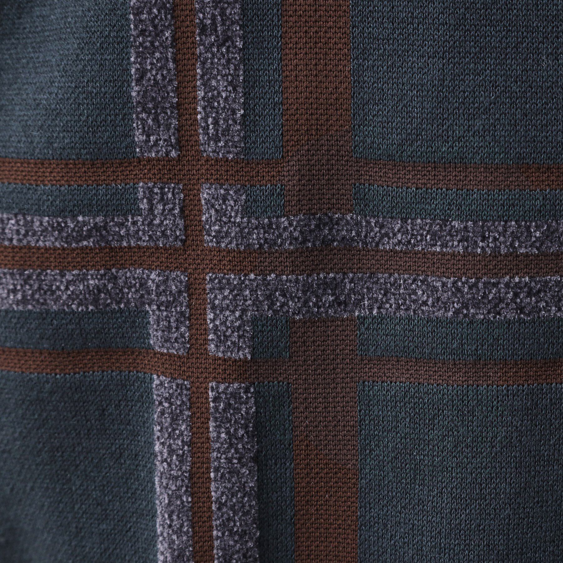 THE SHOP TK「チェックジャカードニット【洗濯機OK】」|ニット・セーター|