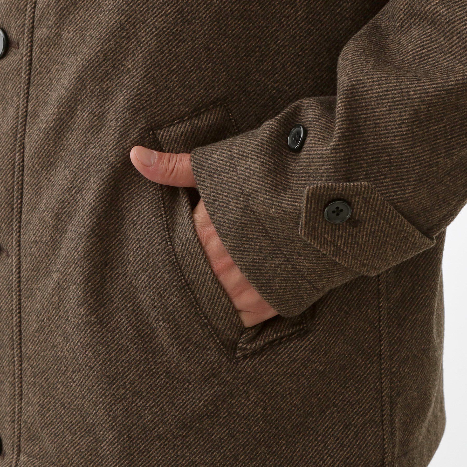 THE SHOP TK「2通りの着こなしができる ウーリック デッキブルゾン」|ブルゾン・スタジャン|