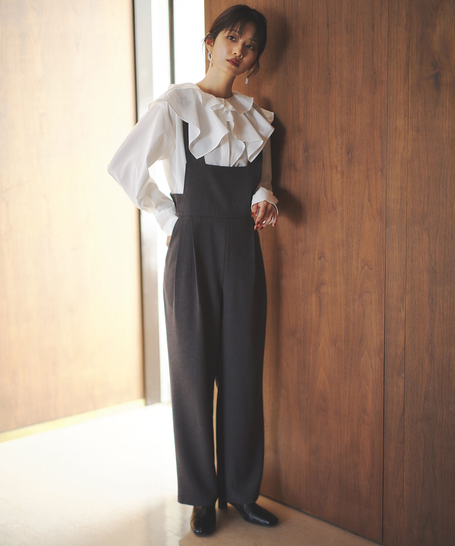  「2wayフリルカラーブラウス」|シャツ・ブラウス|