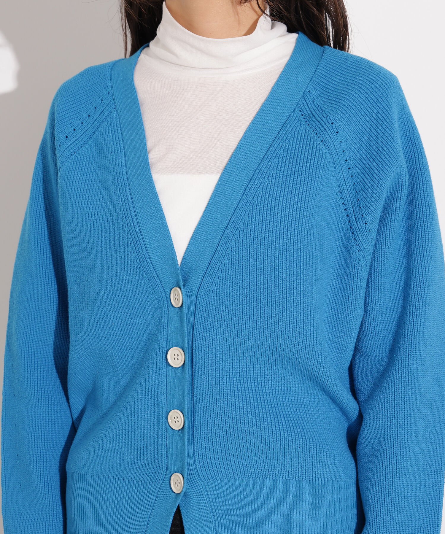  「Vネックフォルムカーディガン」|ニット・セーター|