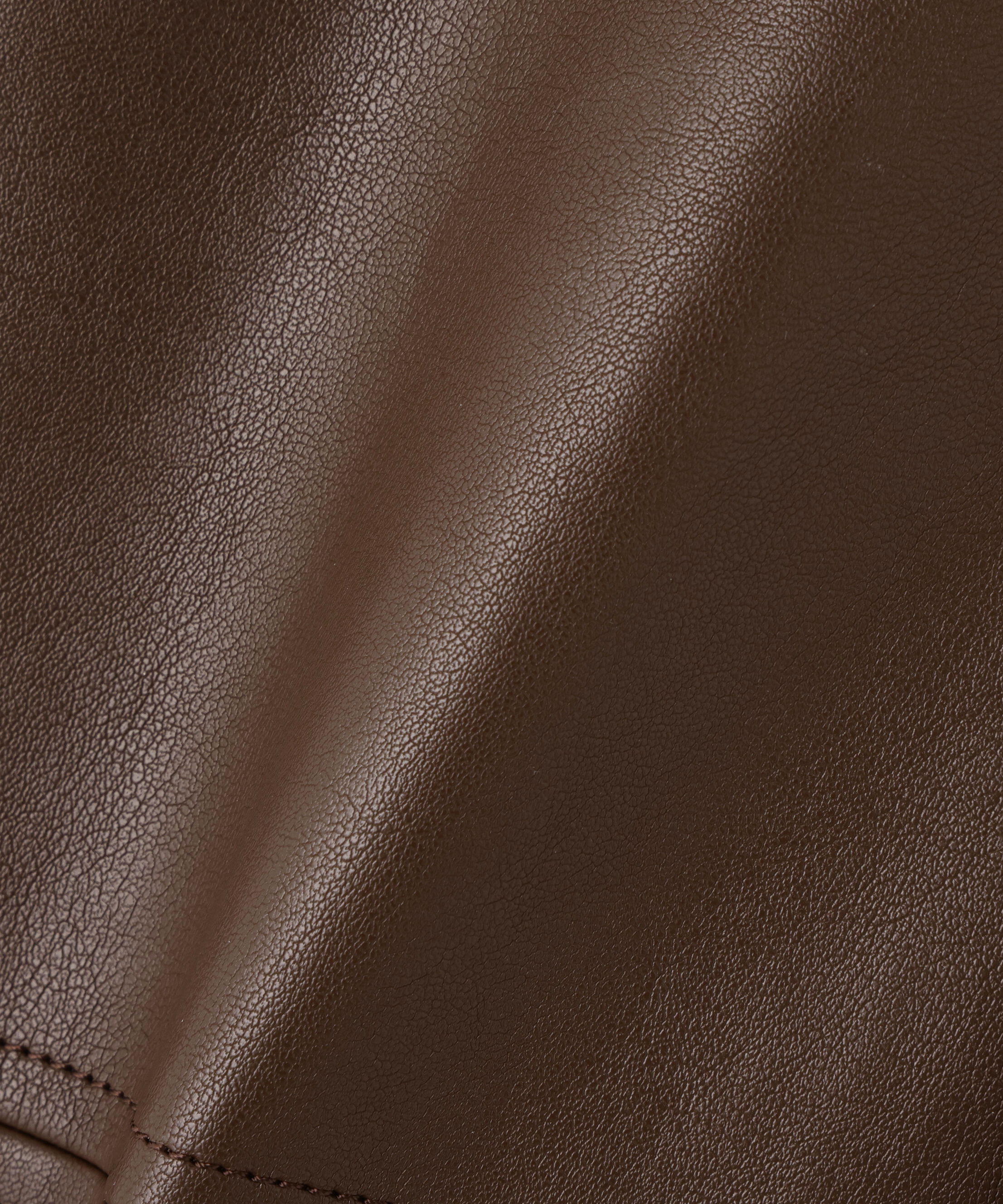  「フェイクレザーステンカラーブルゾン」|ブルゾン・スタジャン|