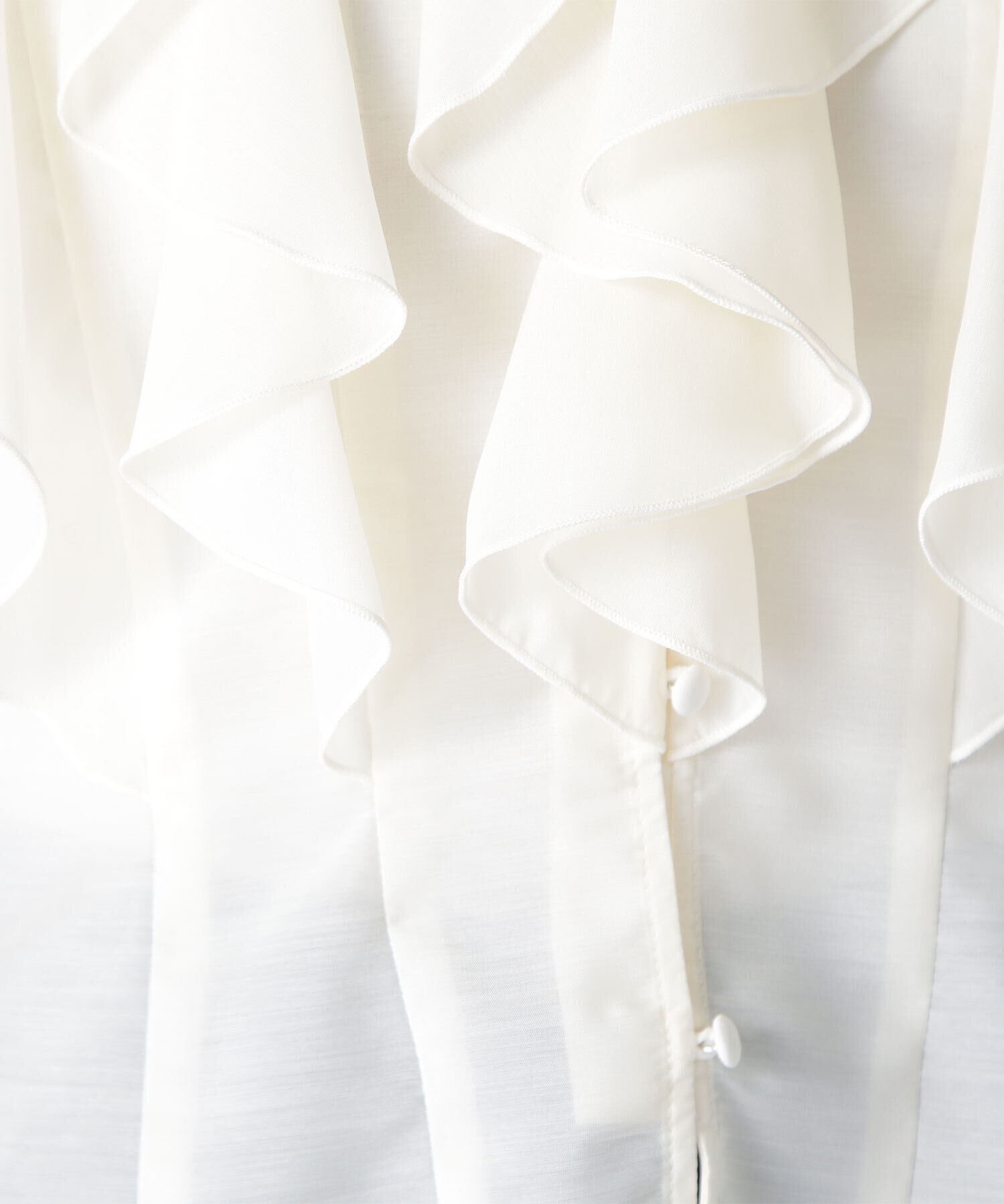  「シアーラッフルフリルブラウス」|シャツ・ブラウス|