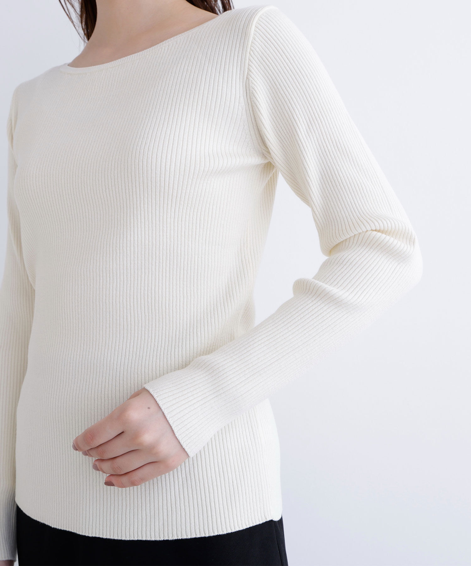  「ヘアリーペプラムキャミセットニット」|ニット・セーター|