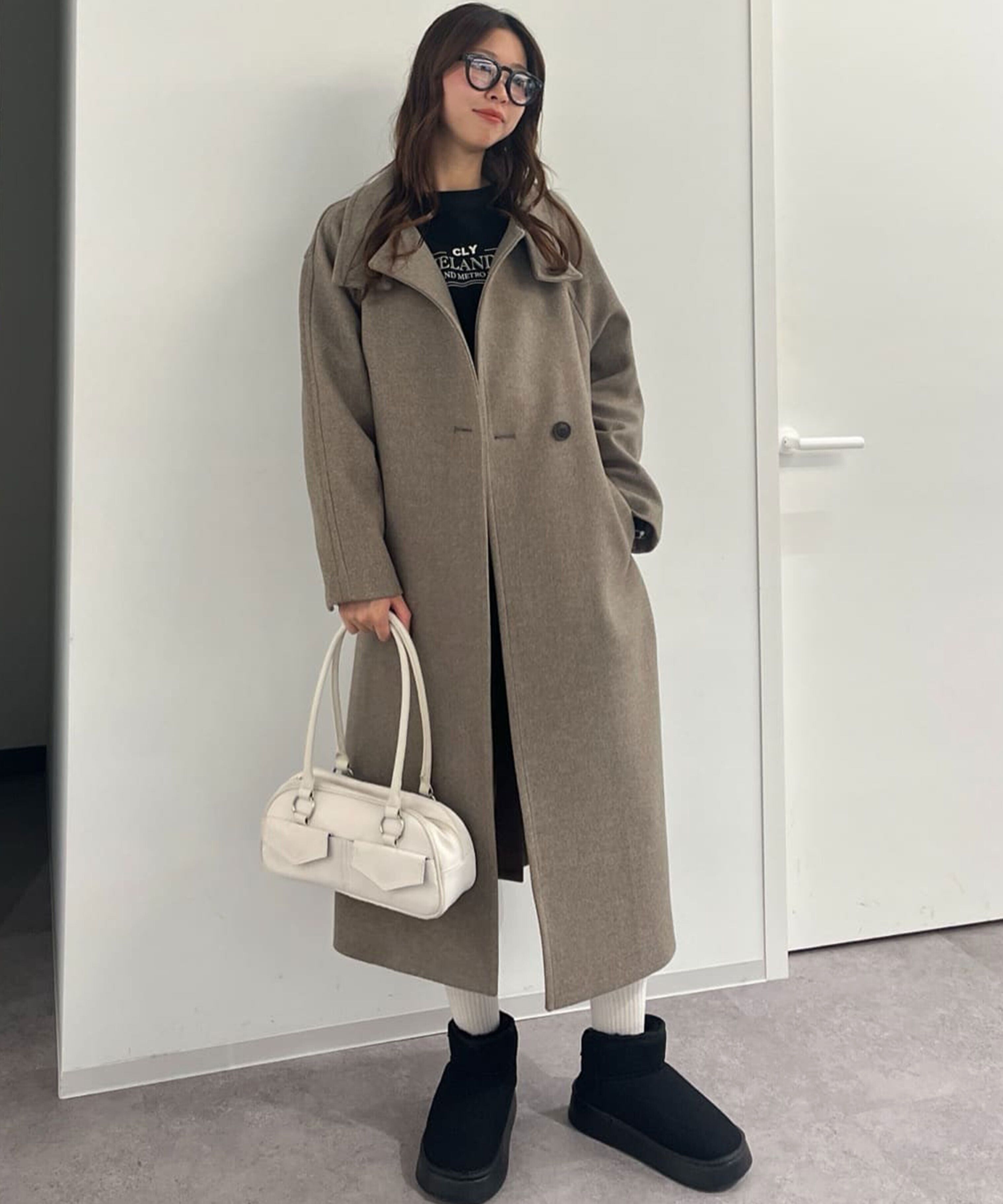  「スタンドカラーロングコート」|その他|