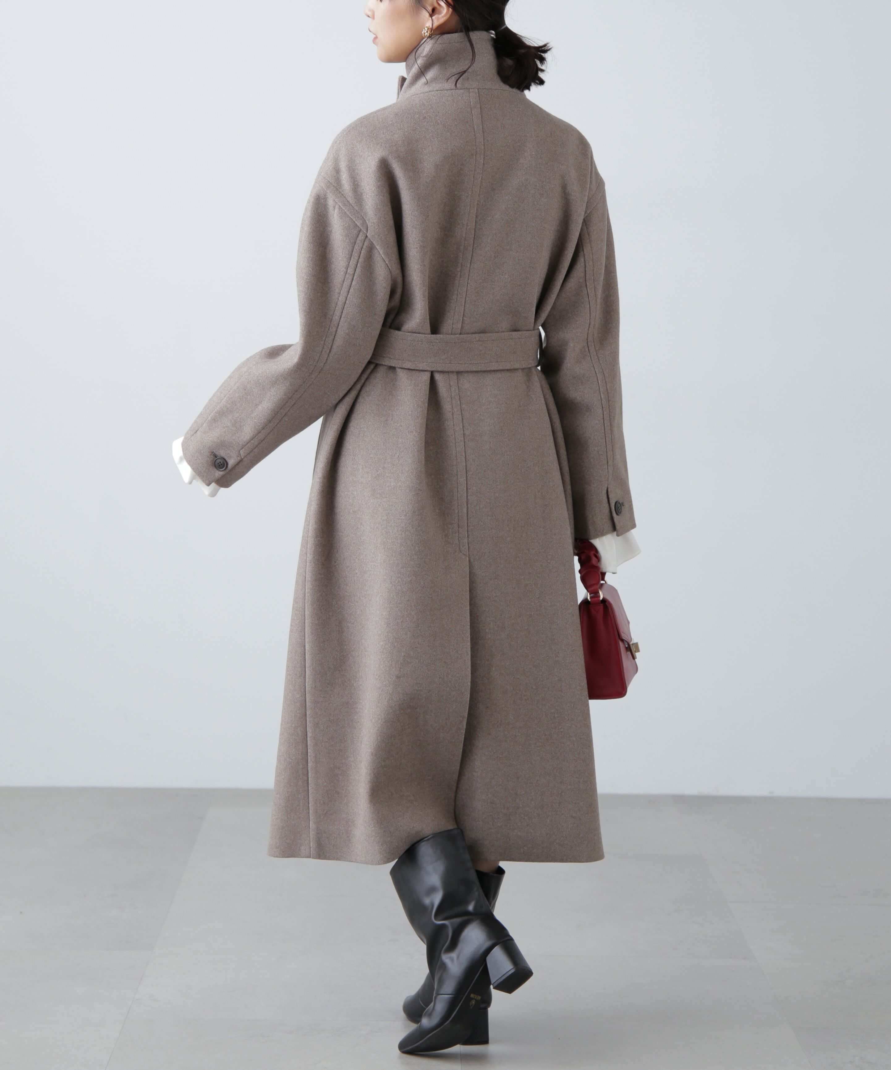  「スタンドカラーロングコート」|その他|