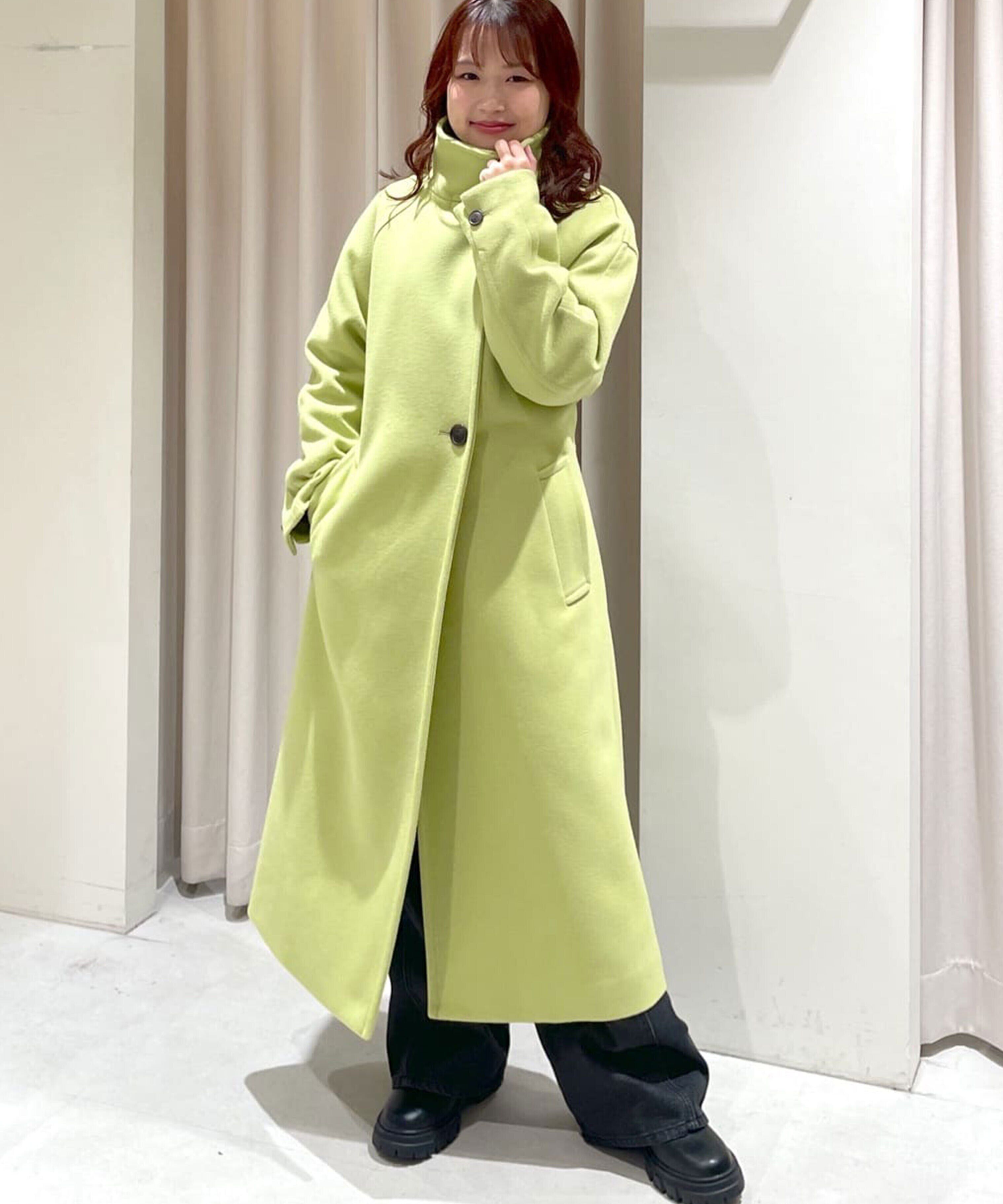  「スタンドカラーロングコート」|その他|