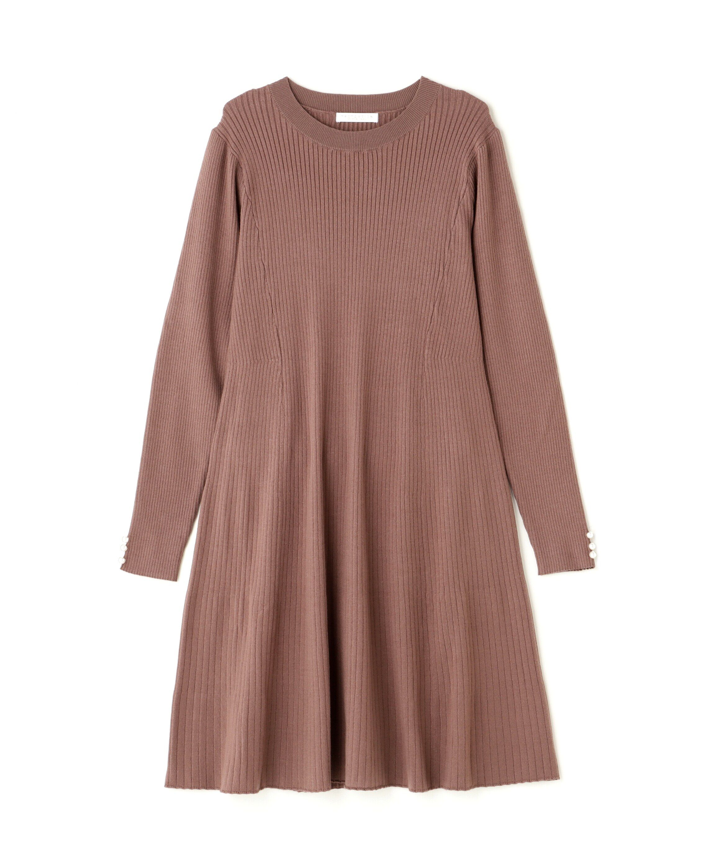 PROPORTION BODY DRESSING「リブミニニットワンピース　24AW」|ワンピース|