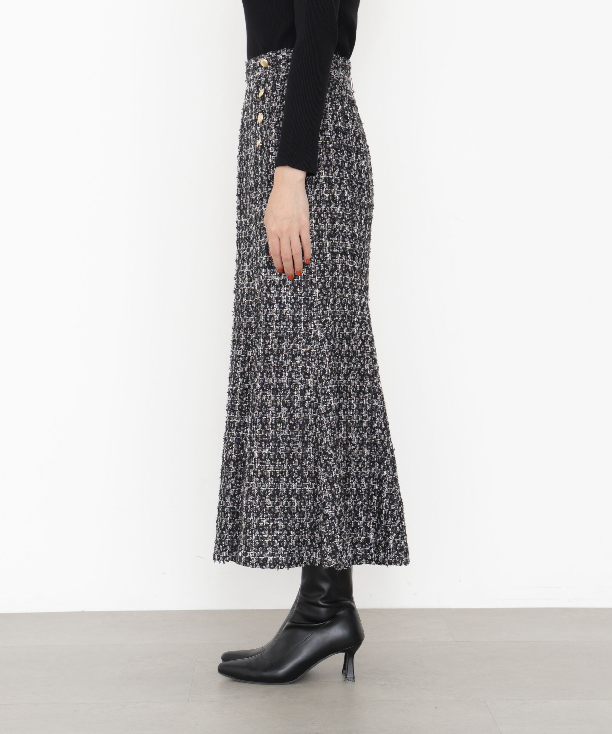 PROPORTION BODY DRESSING「ラメツイードマーメイドスカート 25AW」|スカート|