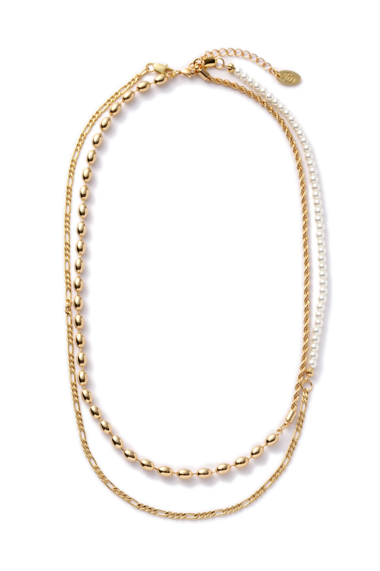  「パールレイヤードチェーンネックレス」|その他|