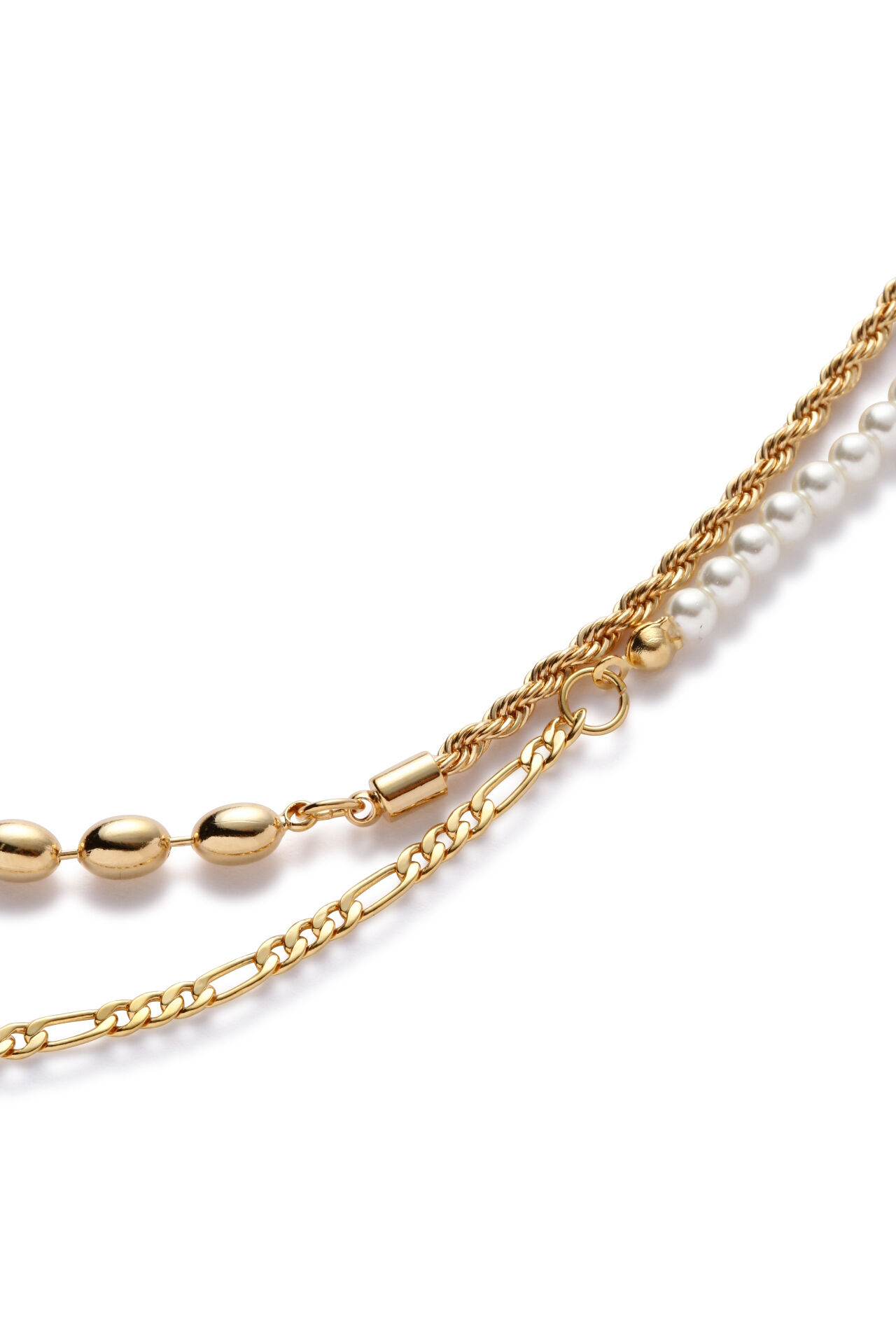  「パールレイヤードチェーンネックレス」|その他|