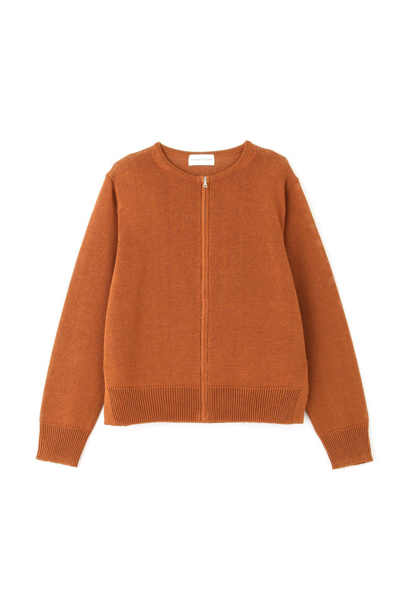  「◆ミドルゲージギマジップアップカーディガン」|ニット・セーター|