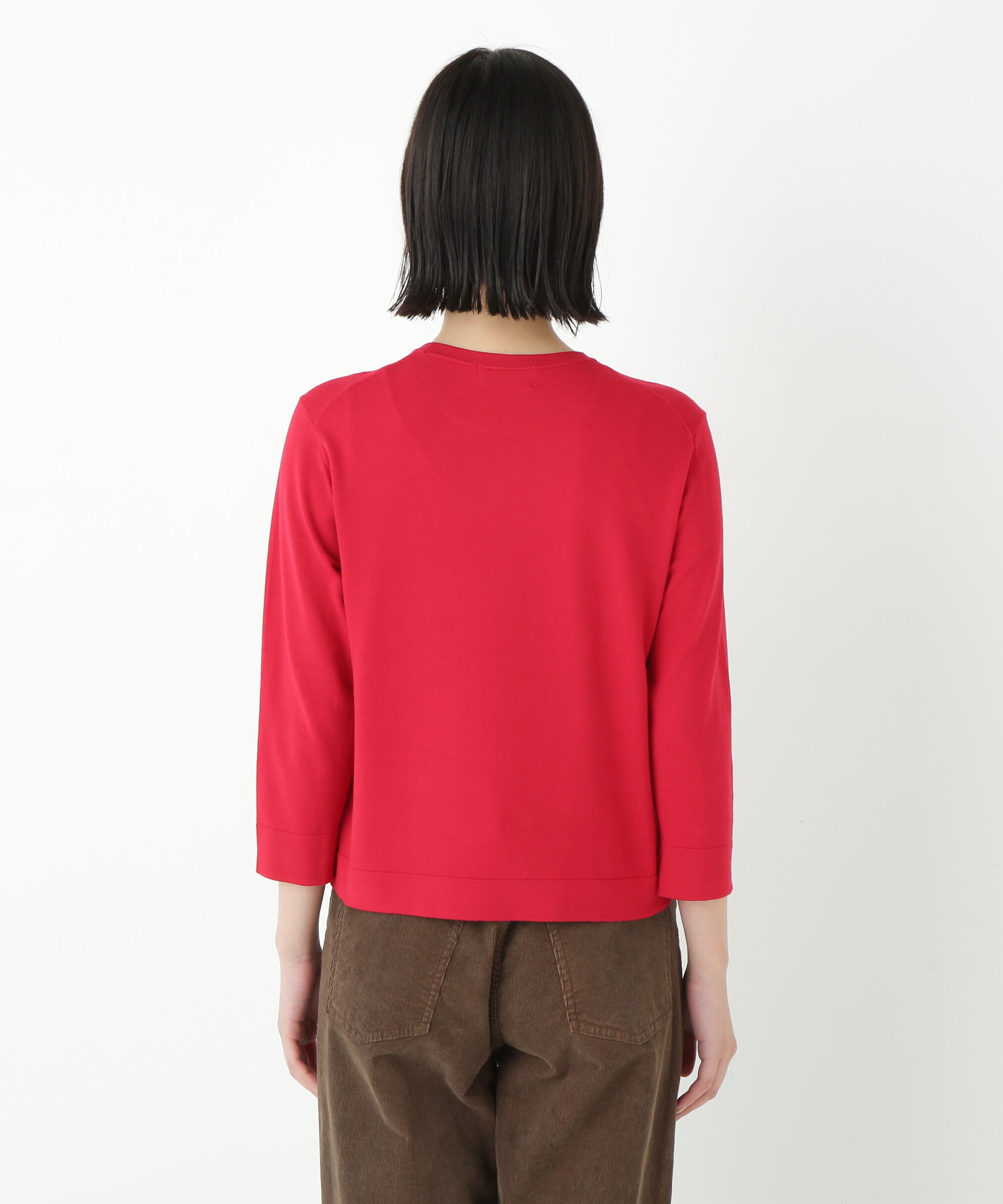  「◆レーヨン混ハイゲージクルーネックプルオーバー」|ニット・セーター|