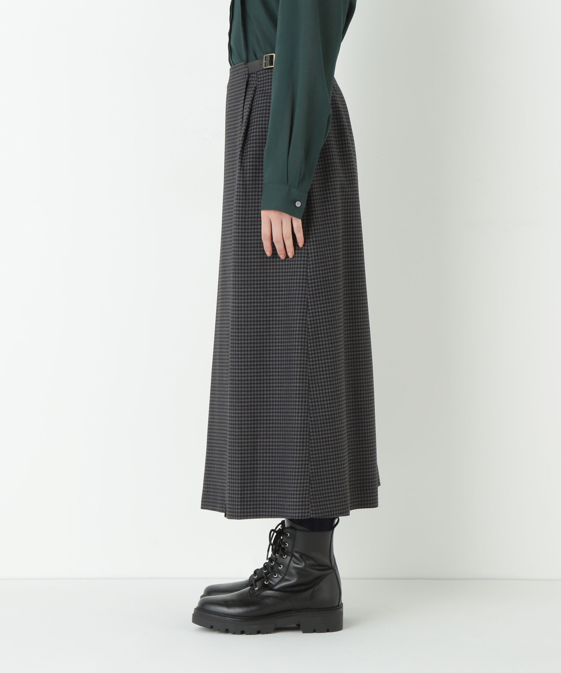  「◆先染めチェックキルト風スカート」|スカート|