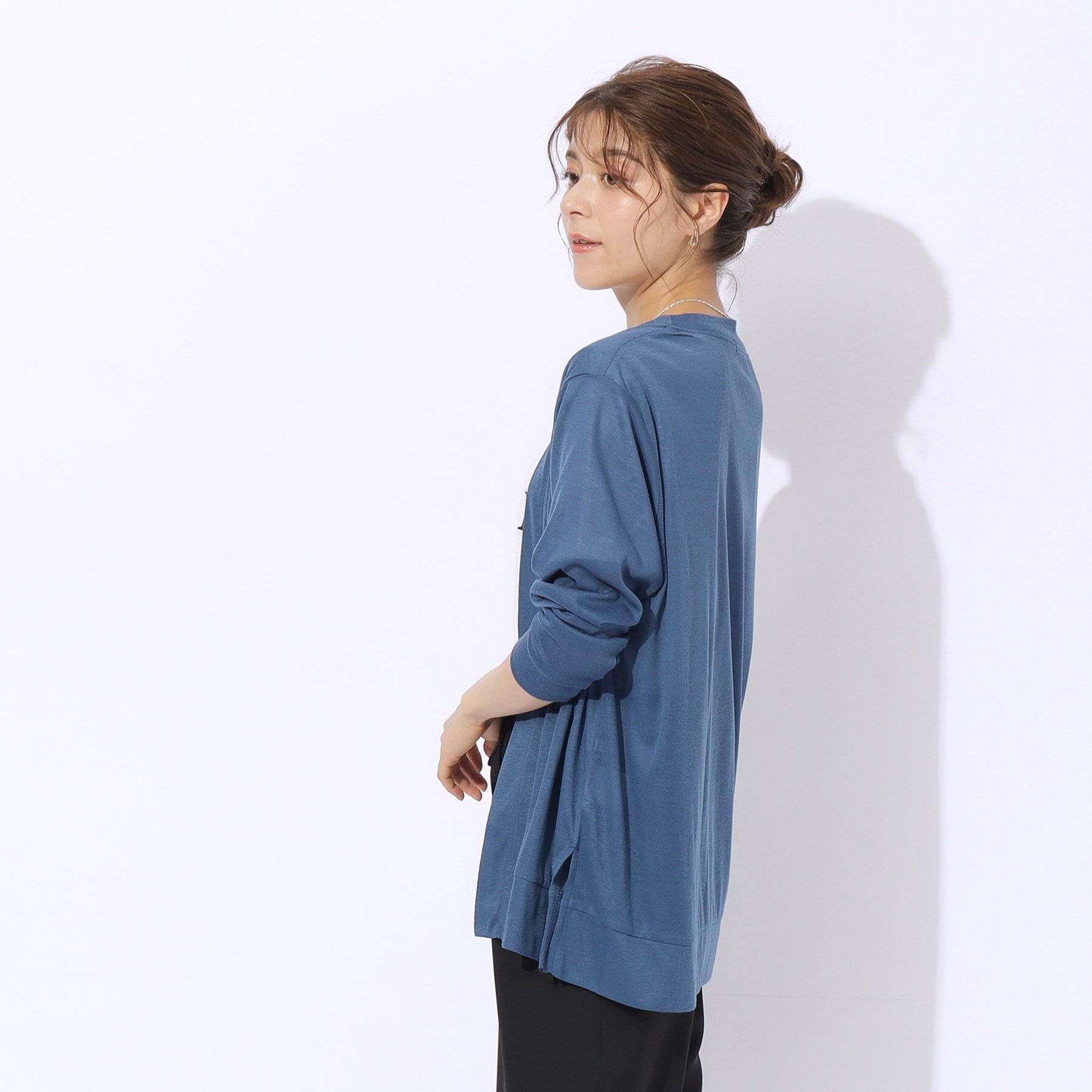 SHOO･LA･RUE「【2点セット】半袖ロゴTシャツ+カーディガン」|その他|