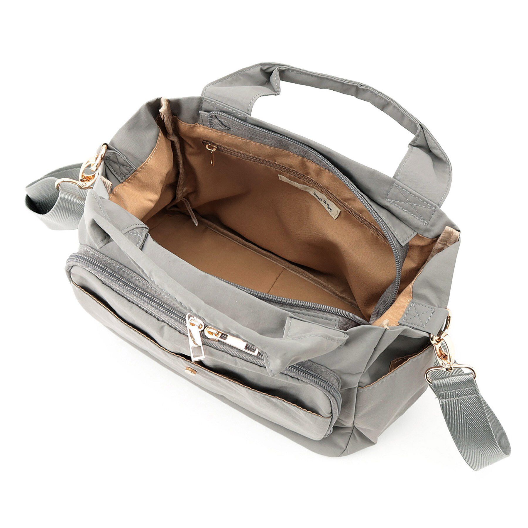 SHOO･LA･RUE「【撥水／2WAY】フロントポケット10ポケットトートバッグ」|トートバッグ|