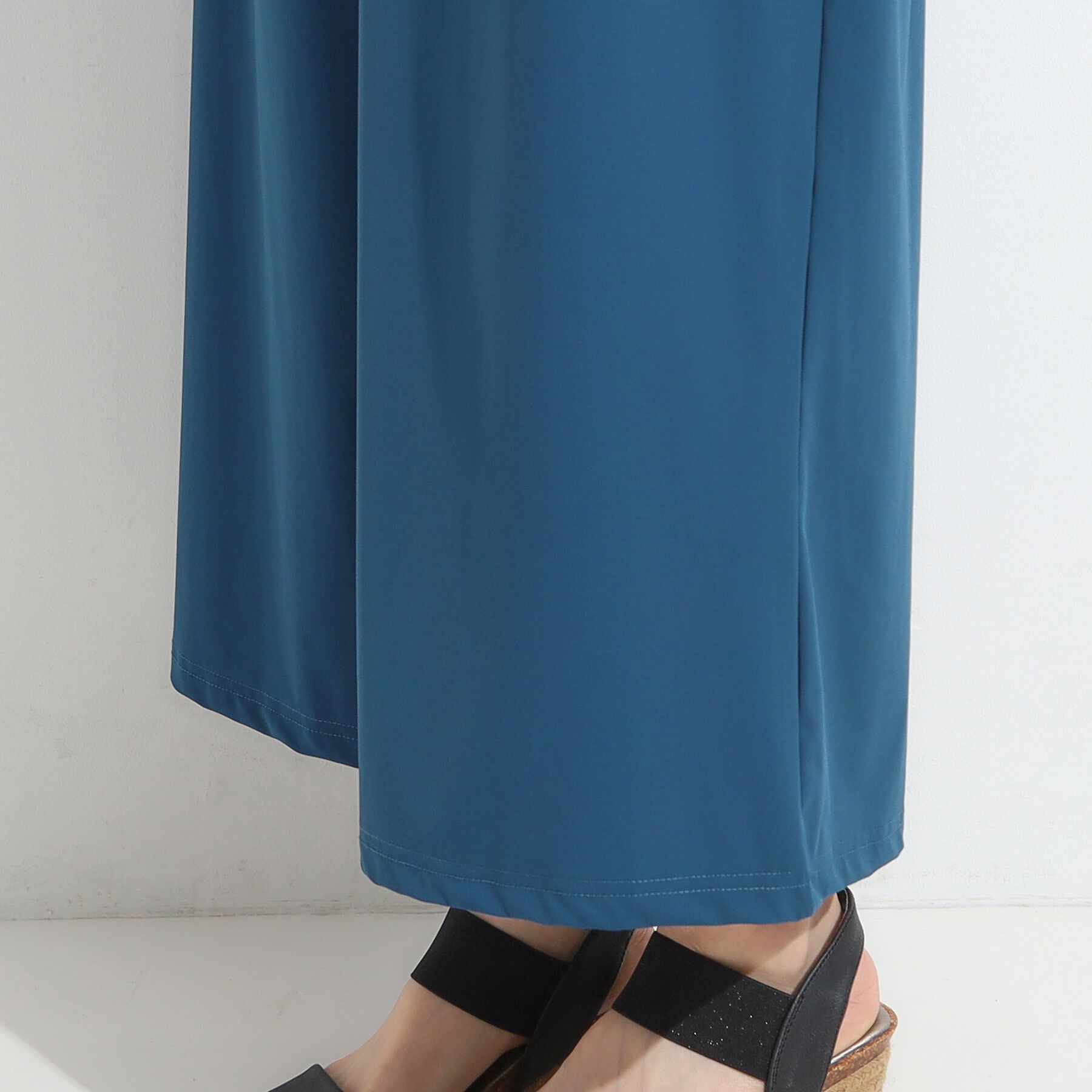 SHOO･LA･RUE「【S-LL/ひんやり】さらさらストレッチ ガウチョパンツ」|その他|