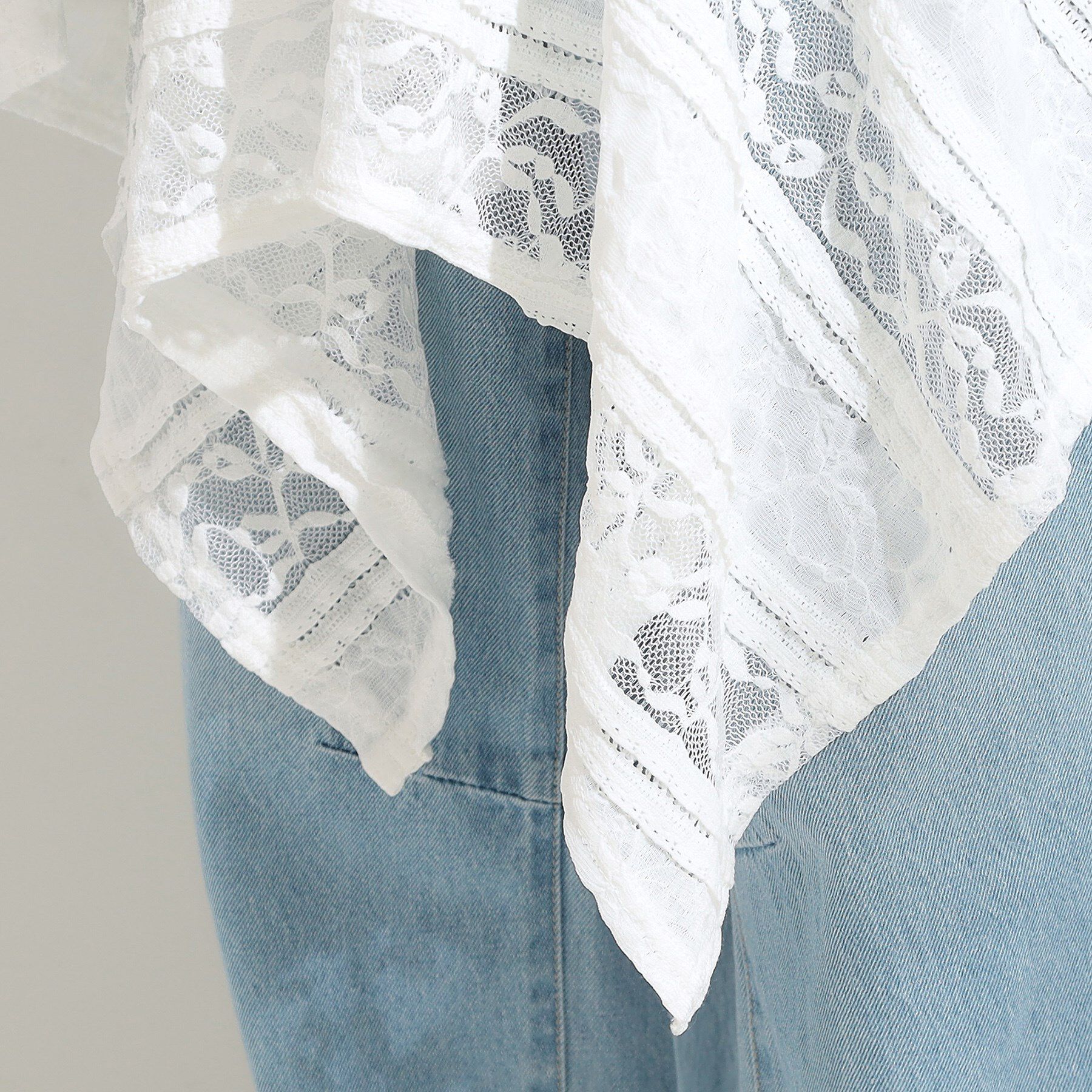 SHOO･LA･RUE「【2WAY】スカートにもなる イレヘム レースビスチェ」|キャミソール|