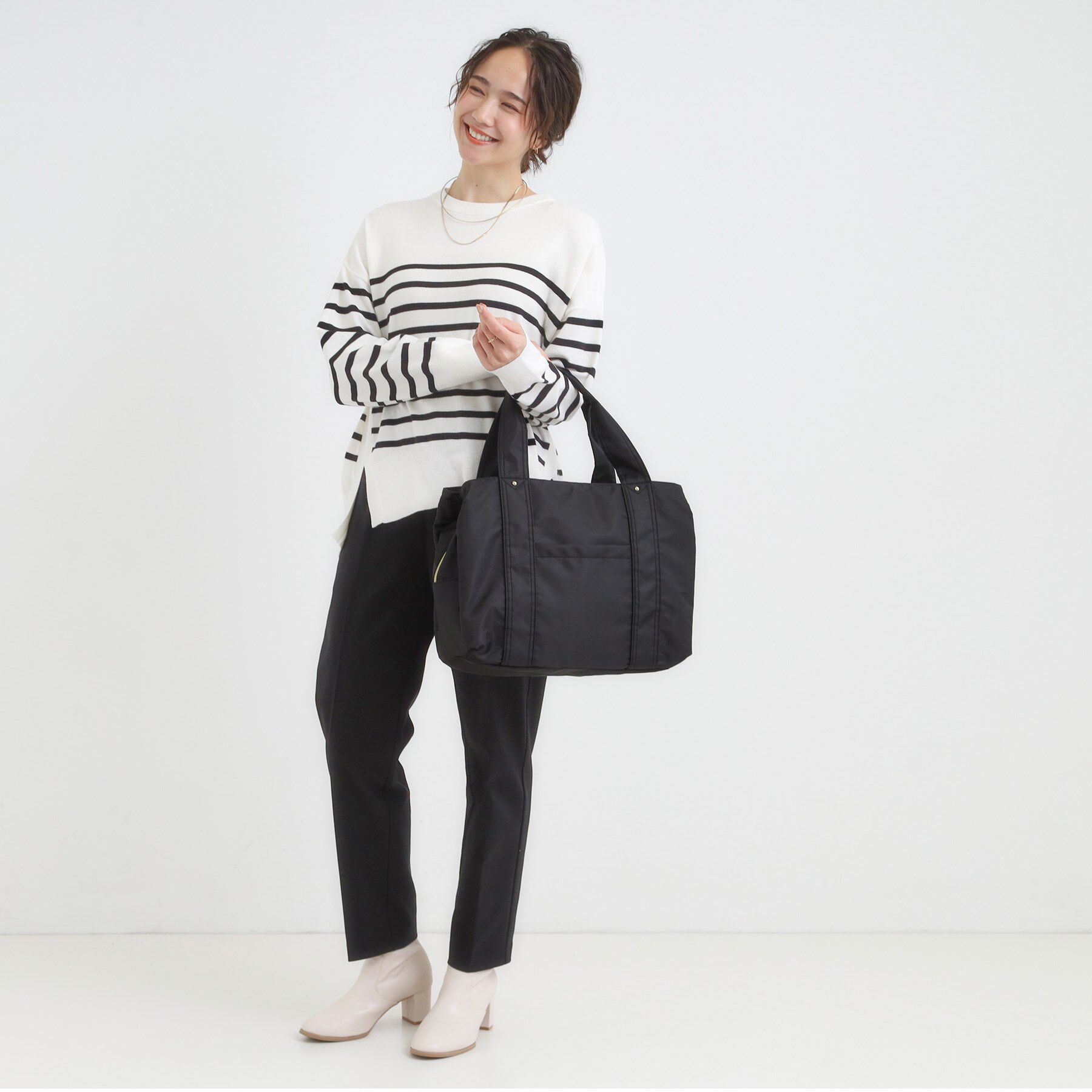 SHOO･LA･RUE「【撥水】両あおりビッグトートバッグ【2WAY】」|トートバッグ|