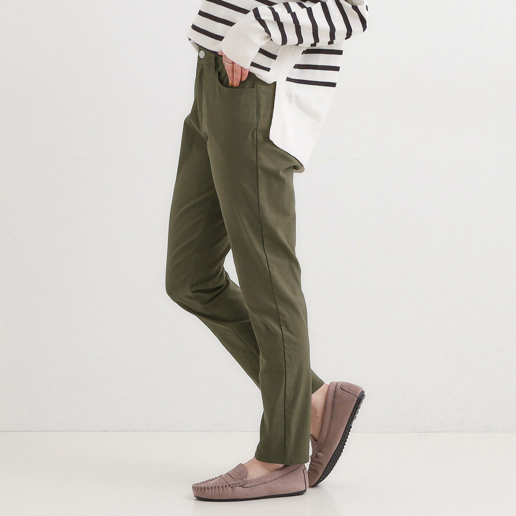 SHOO･LA･RUE「【洗濯機可/S-LL】フィット感が心地よい ハイパースキニー裏起毛」|その他|