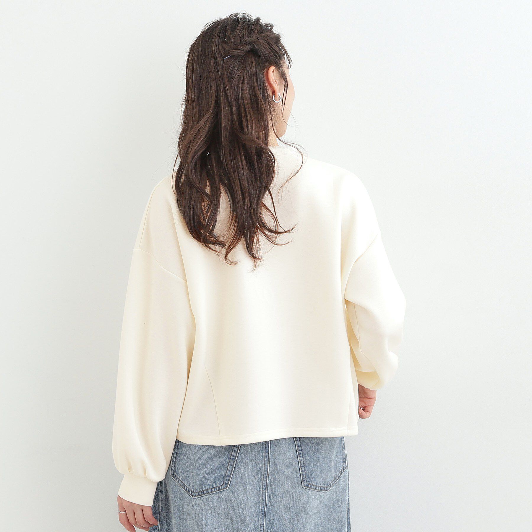 SHOO･LA･RUE「お花ロープ刺繍ダンボールトップス」|Tシャツ・カットソー|