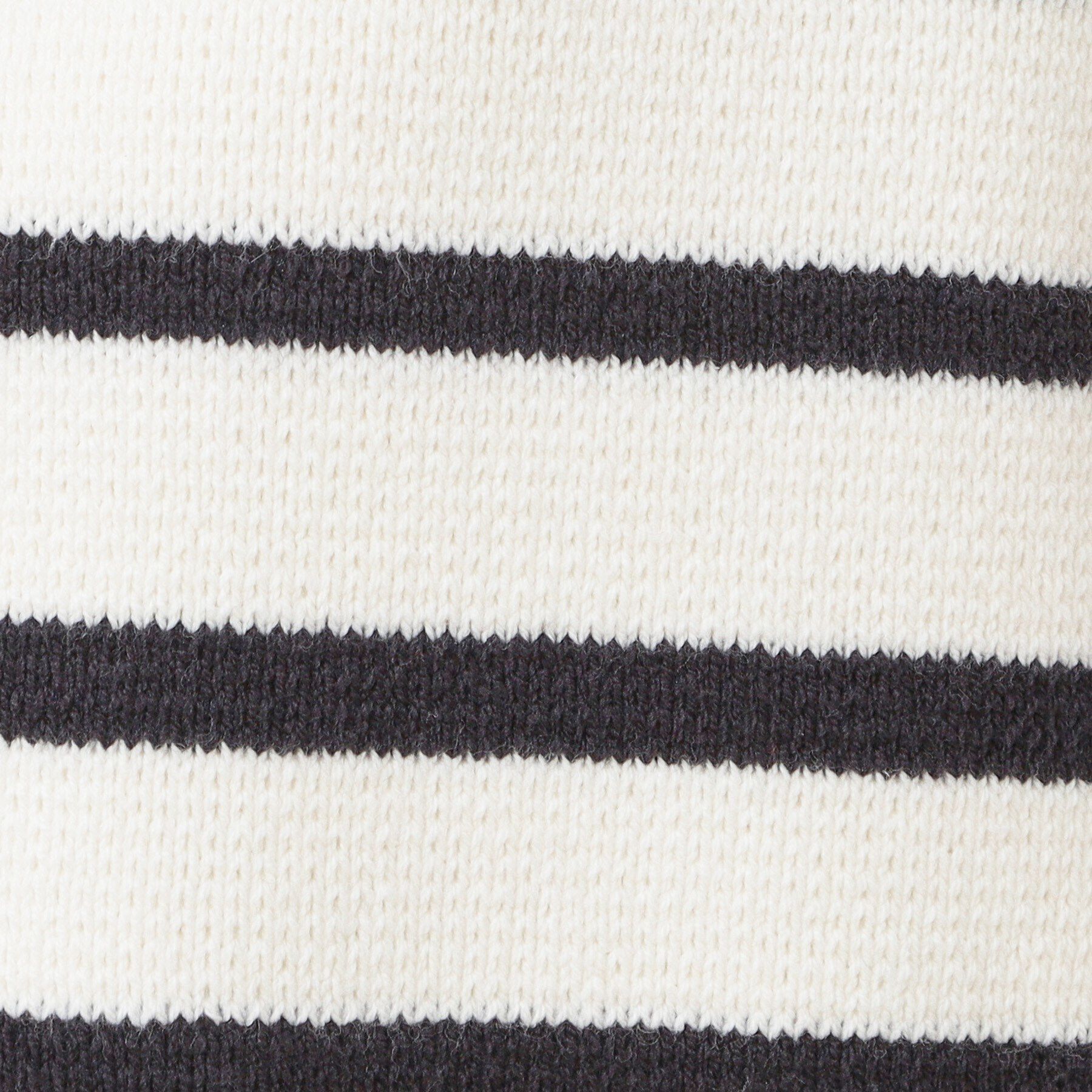 Dessin「【洗える】ゴールドボタン付きボーダーカーディガン」|カーディガン|