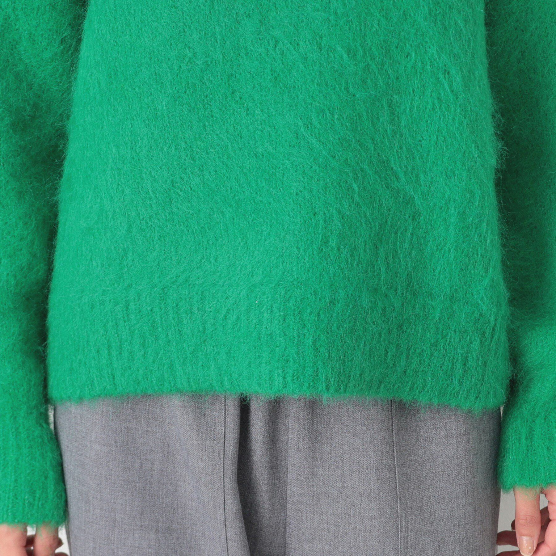 Dessin「【洗える】シャギークルーネックニット」|ニット・セーター|