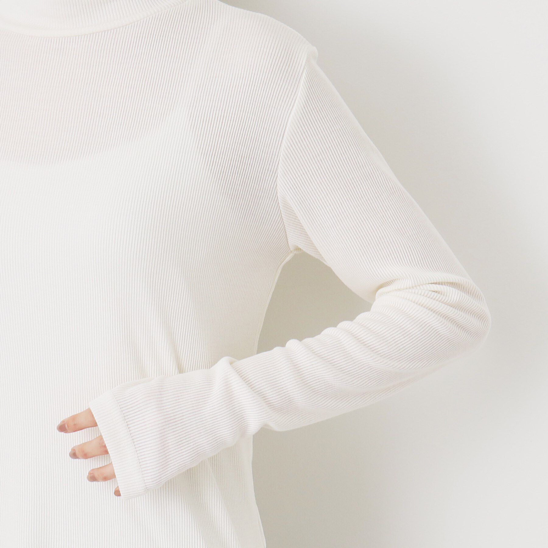 Dessin「リブタートルネックロングスリーブ」|Tシャツ・カットソー|