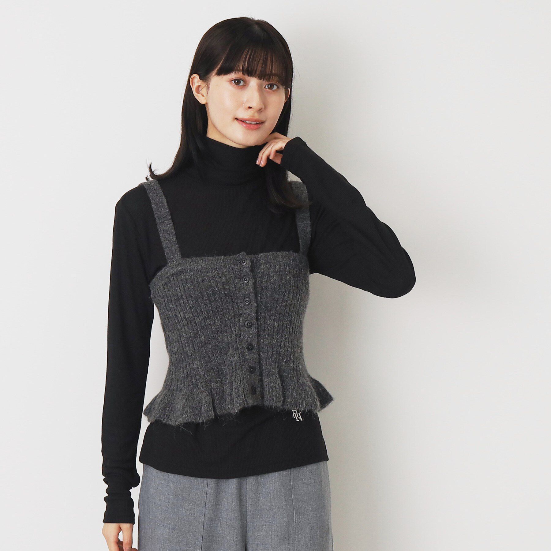 Dessin「リブタートルネックロングスリーブ」|Tシャツ・カットソー|