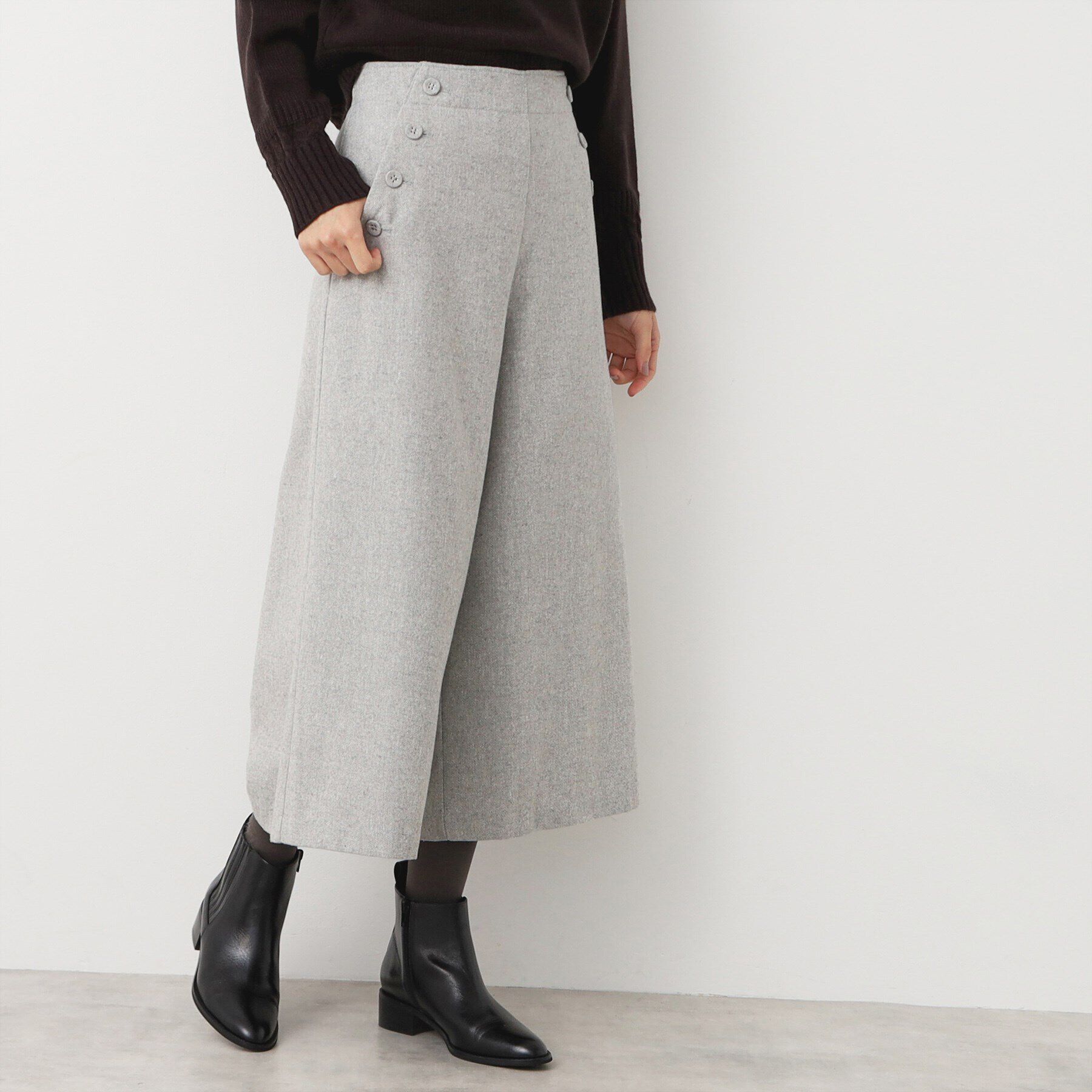 Dessin「【洗える・4サイズ展開】ツイードクロップドマリンパンツ（XS～L）」|その他|