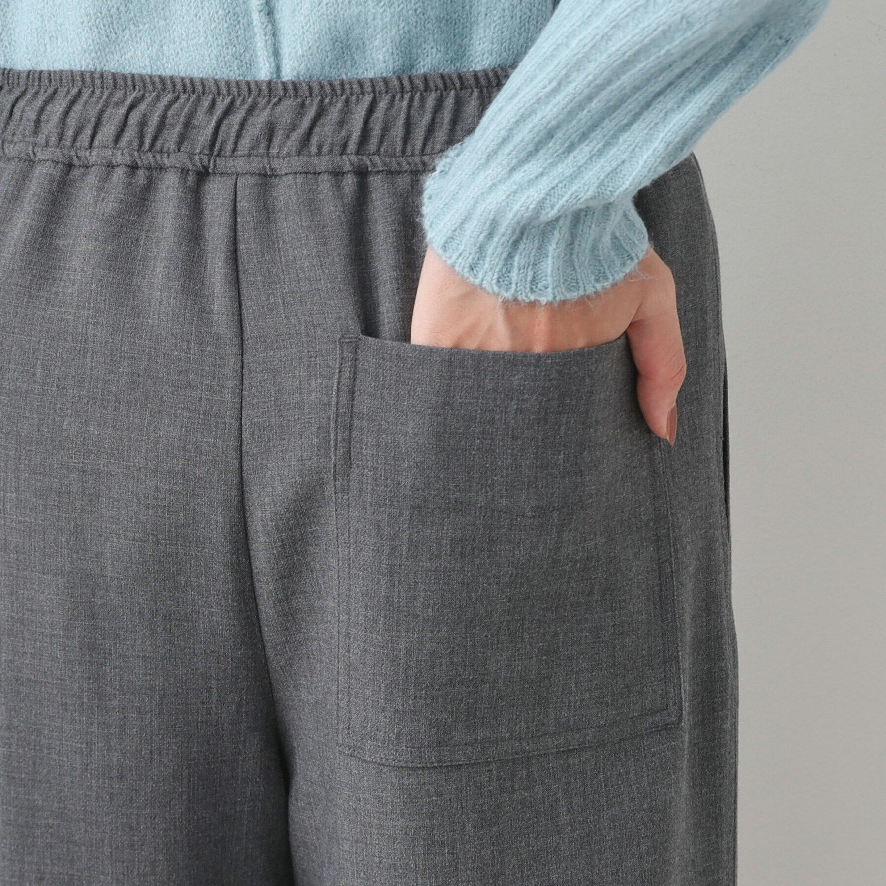 Dessin「【ウエストゴム・洗える】ドロスト付きパンツ（XS～L）」|その他|