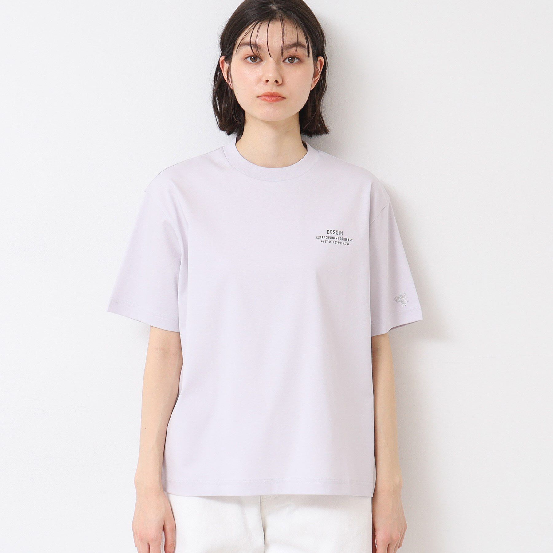 Dessin「【ユニセックス】ポイントロゴTシャツ」|Tシャツ・カットソー|