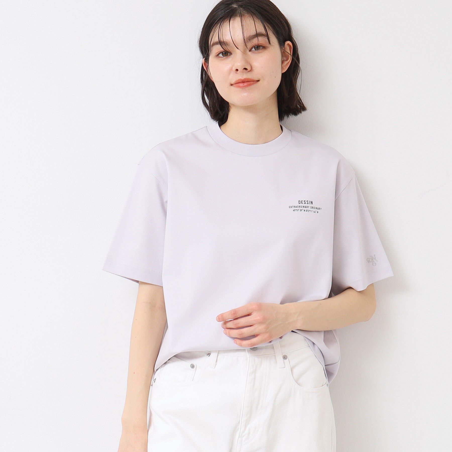 Dessin「【ユニセックス】ポイントロゴTシャツ」|Tシャツ・カットソー|