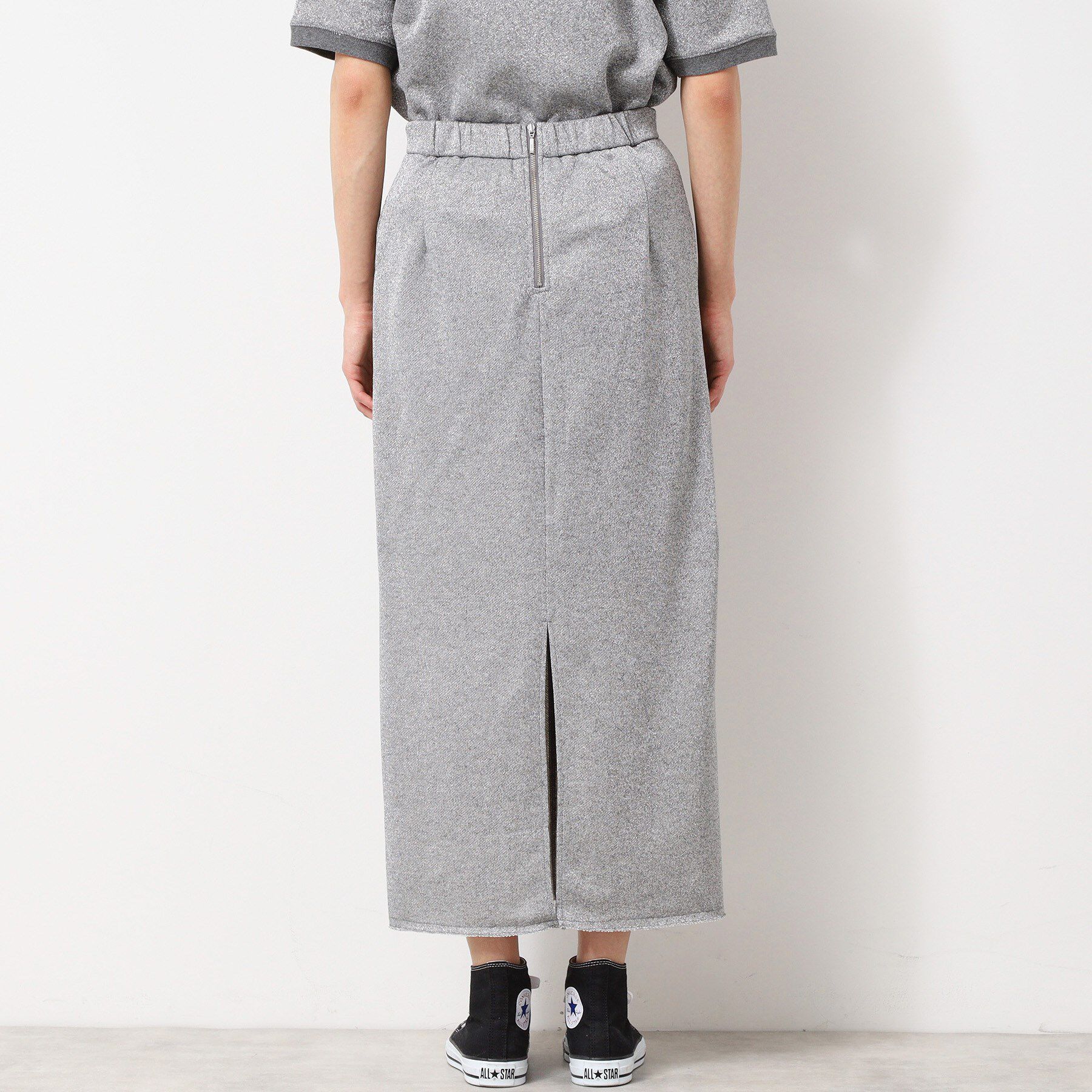 Dessin「【セットアップ可能・洗える】ラメ入り裏毛タイトスカート（S～L）」|スカート|