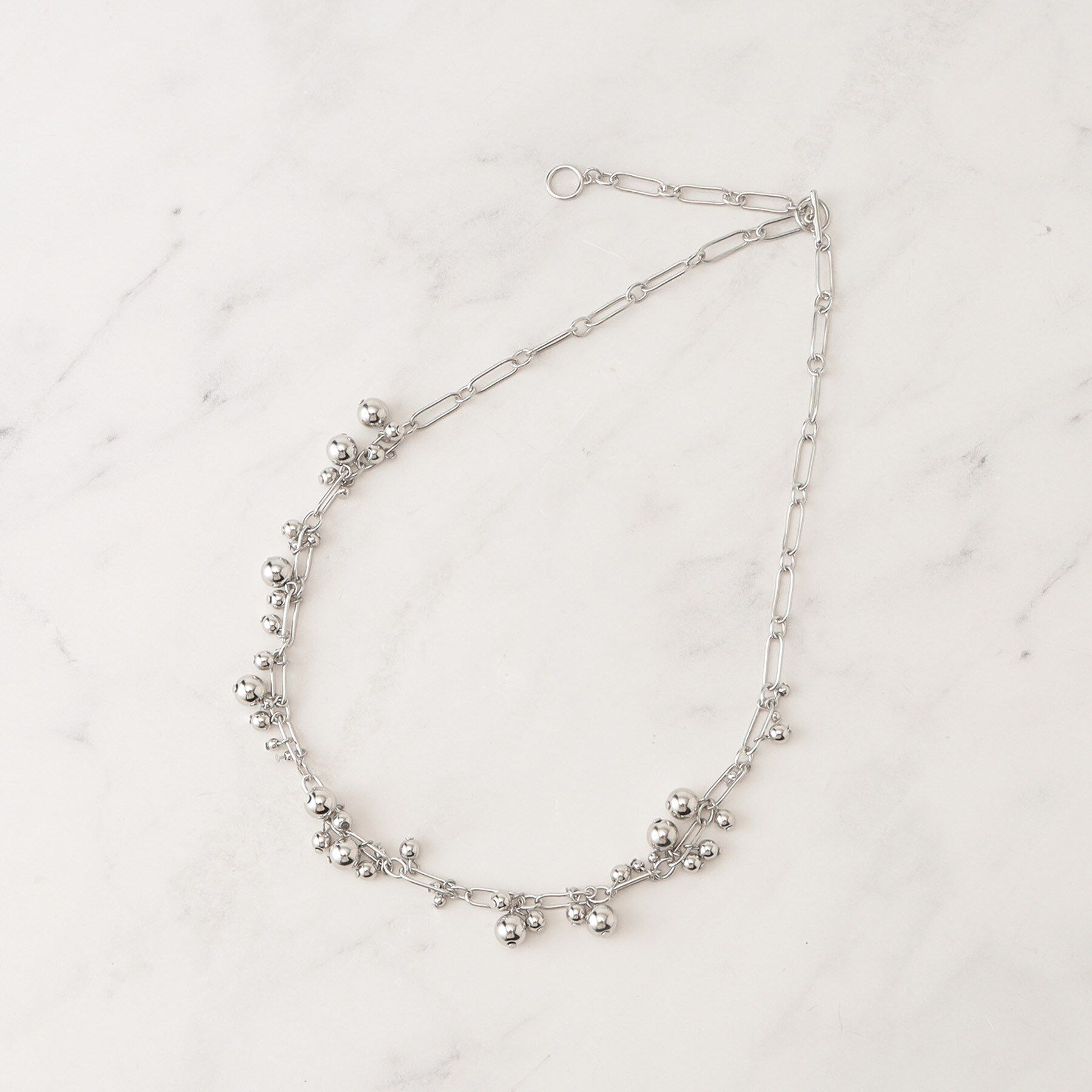 Dessin「チェーン&times;メタルボールネックレス」|ネックレス|