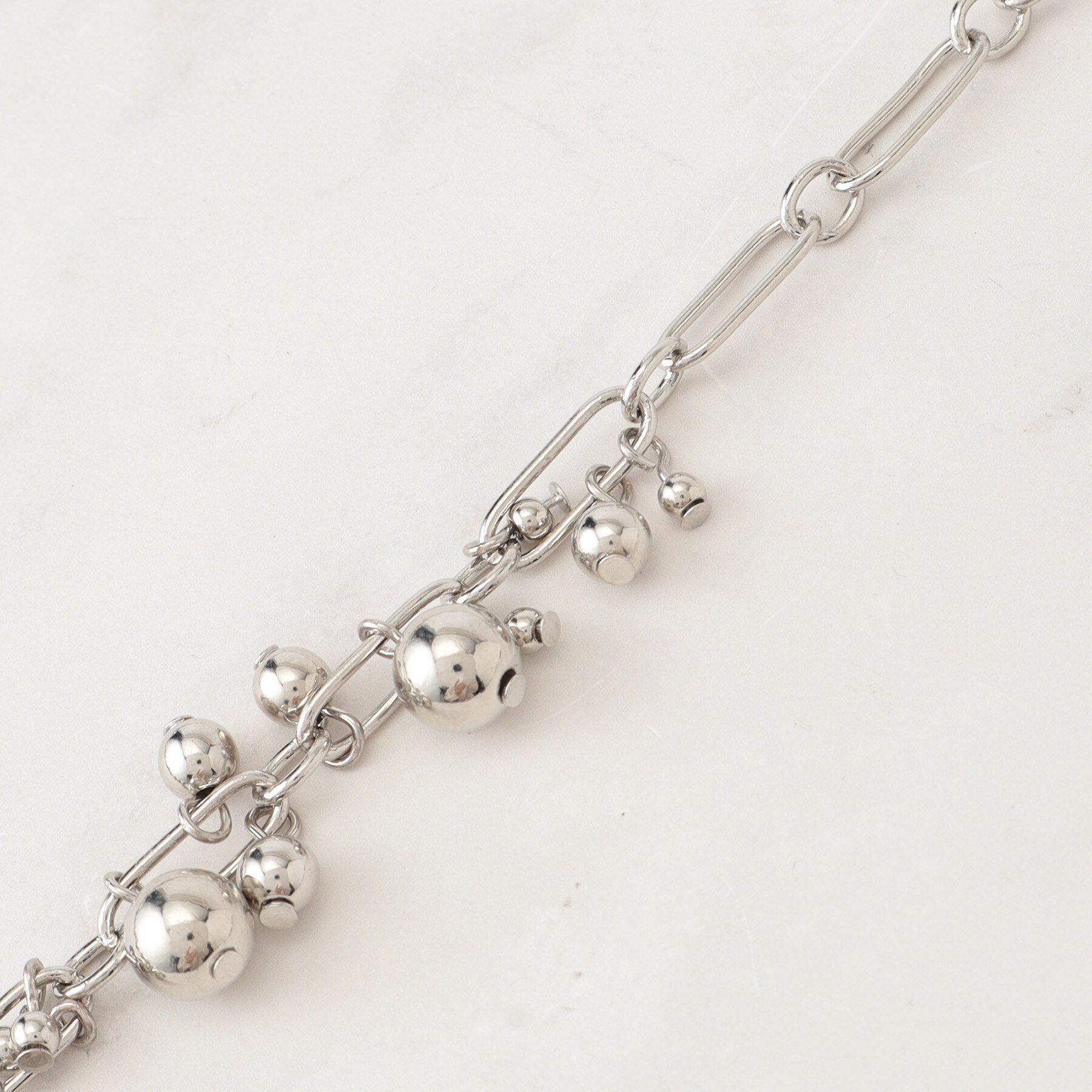 Dessin「チェーン&times;メタルボールネックレス」|ネックレス|