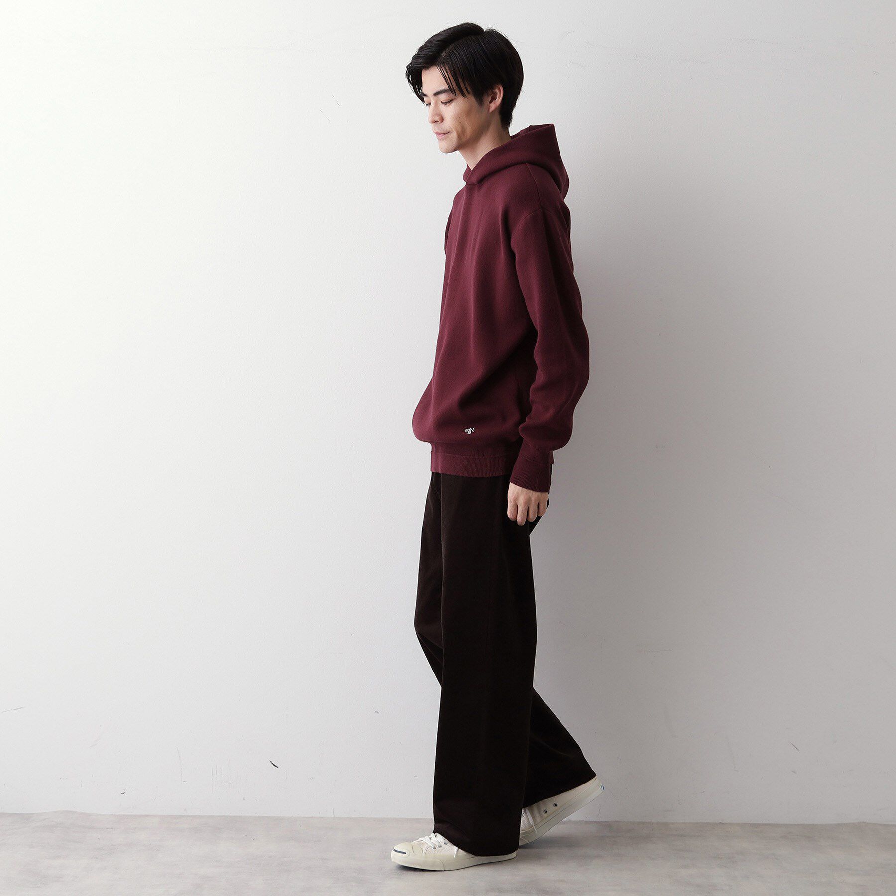 Dessin「【洗える】ちょうどいいニットパーカ」|ニット・セーター|