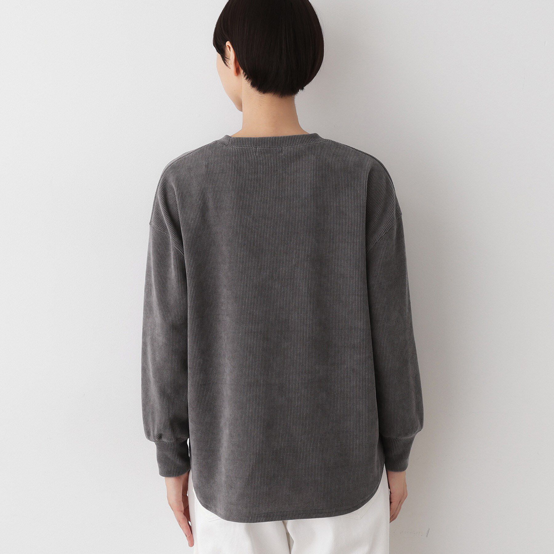 Dessin「【洗える】ベロアサーマルカットソー」|Tシャツ・カットソー|