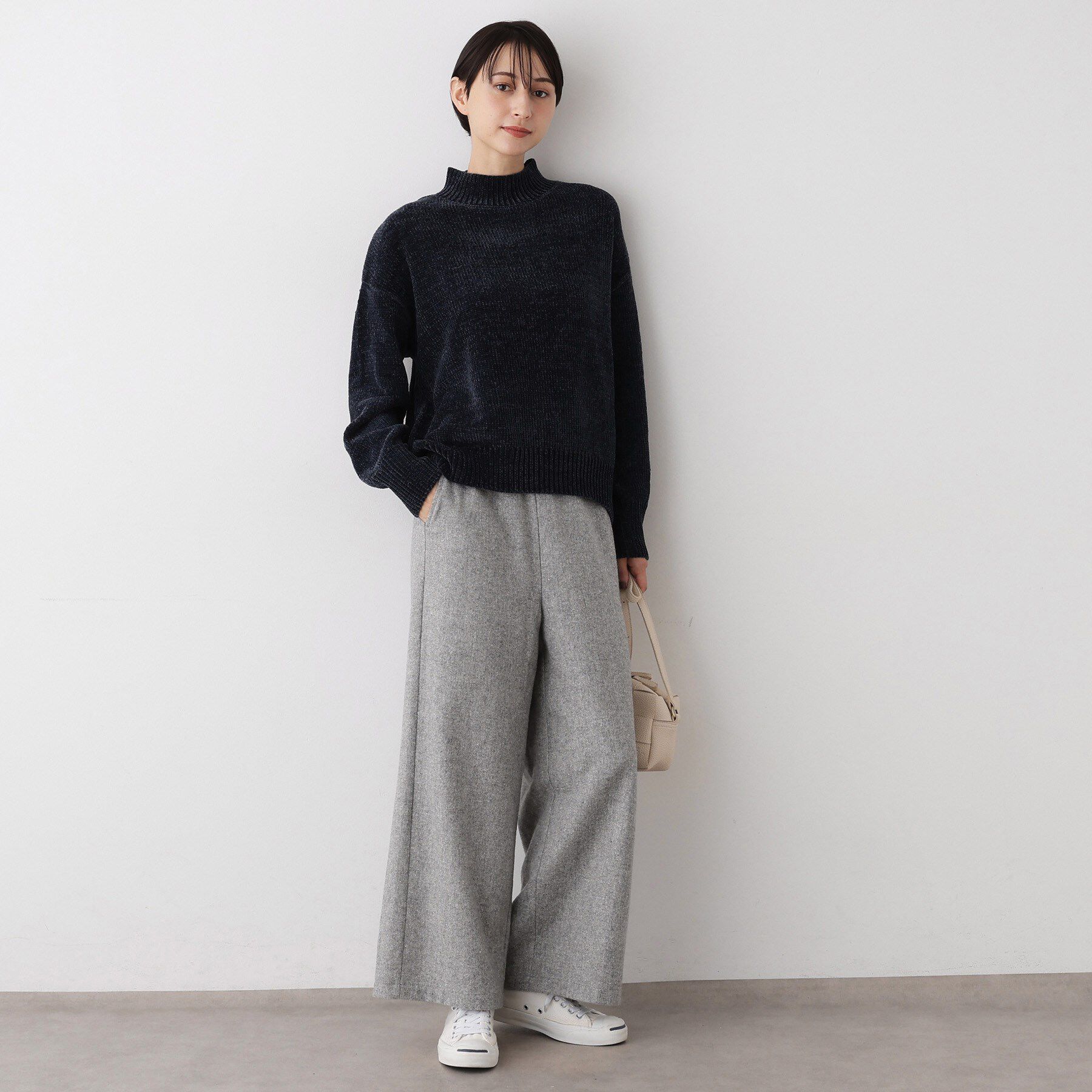 Dessin「【洗える/後ろゴム】ツイードワイドパンツ」|その他|
